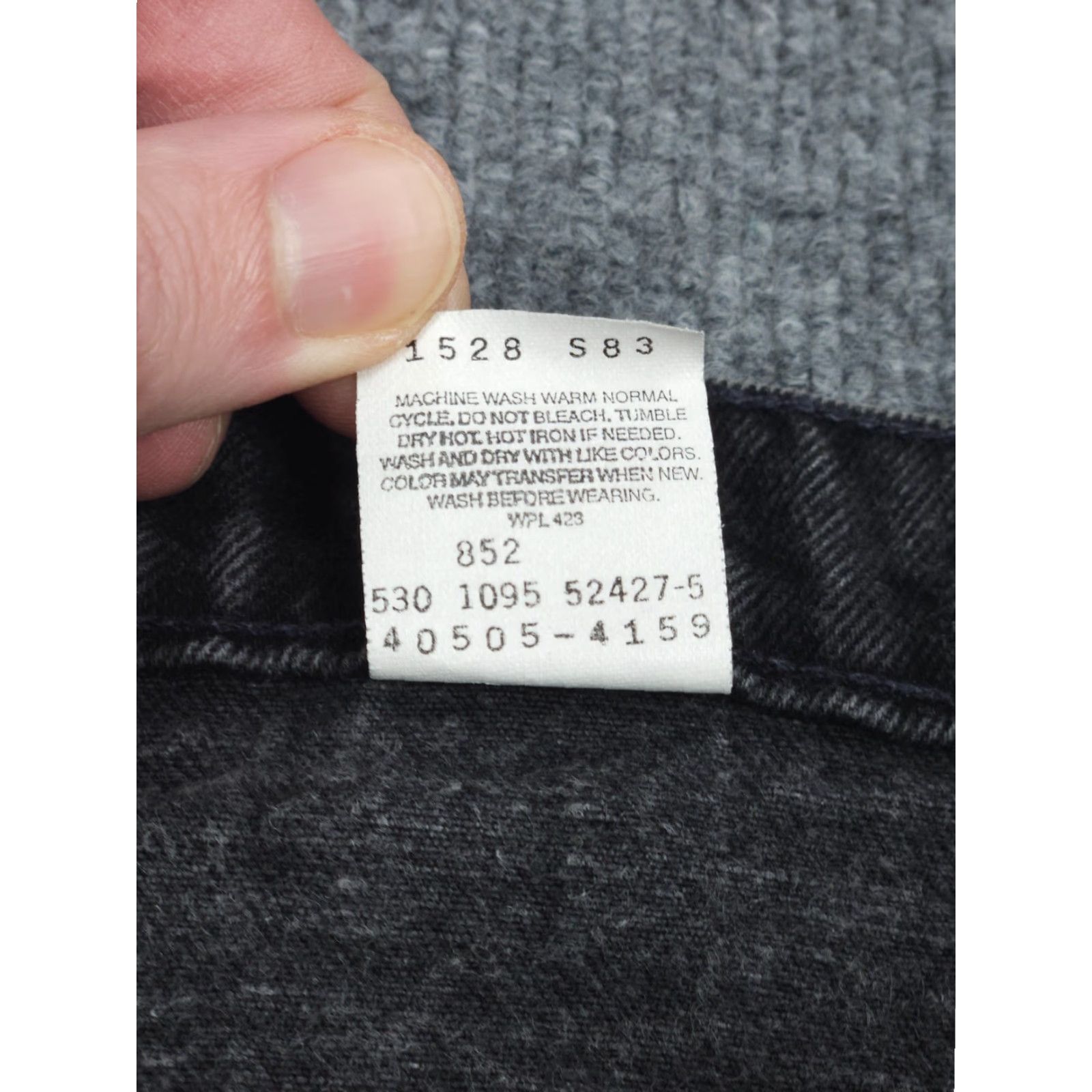 Levi's VINTAGE Levi's 505 Jeans Black Men 36 Regular 29 38 x 30 Orange Tab USA Made Denin? Size US 36 / EU 52 - 7 Thumbnail