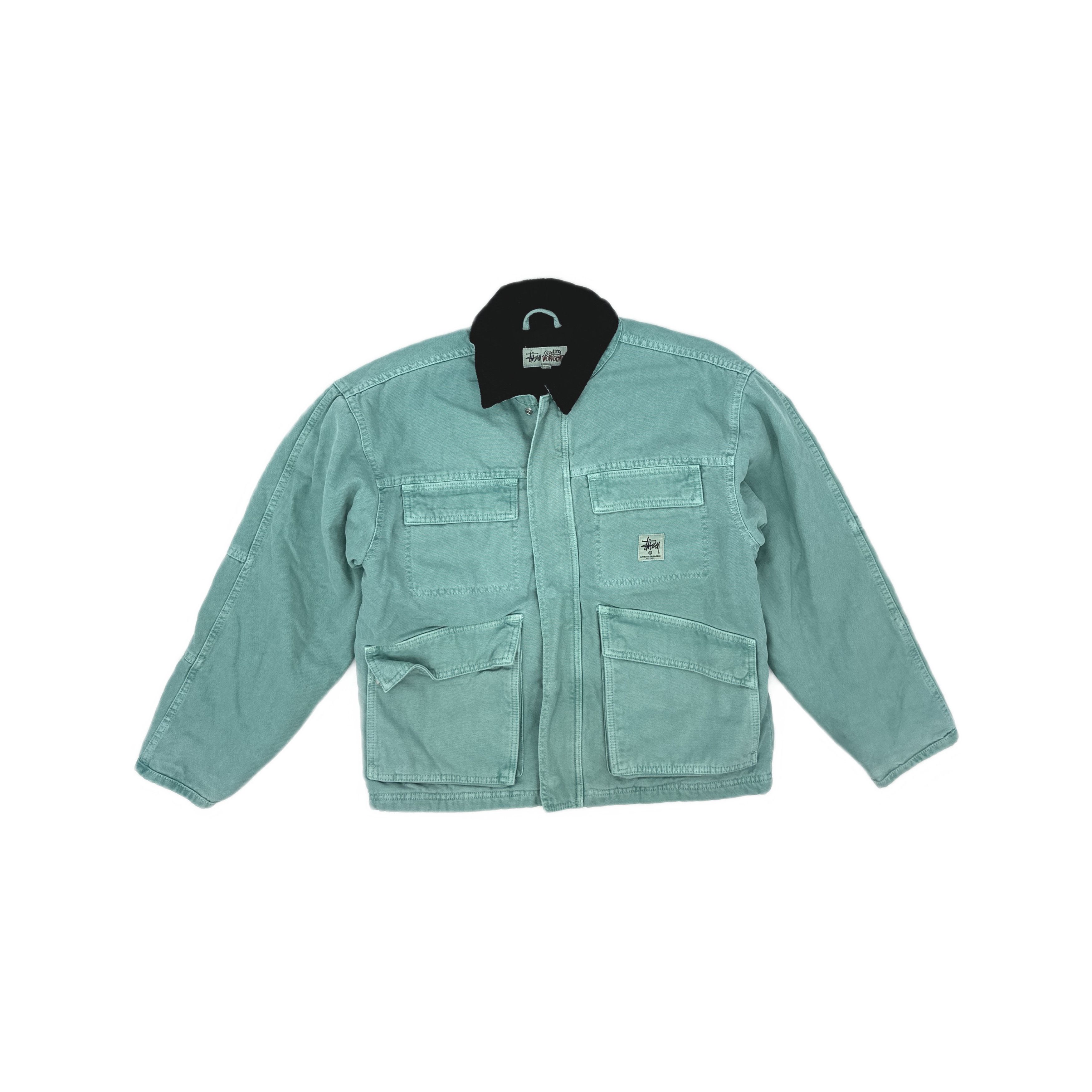 Stussy Washed Canvas Shop Jacket | Grailed