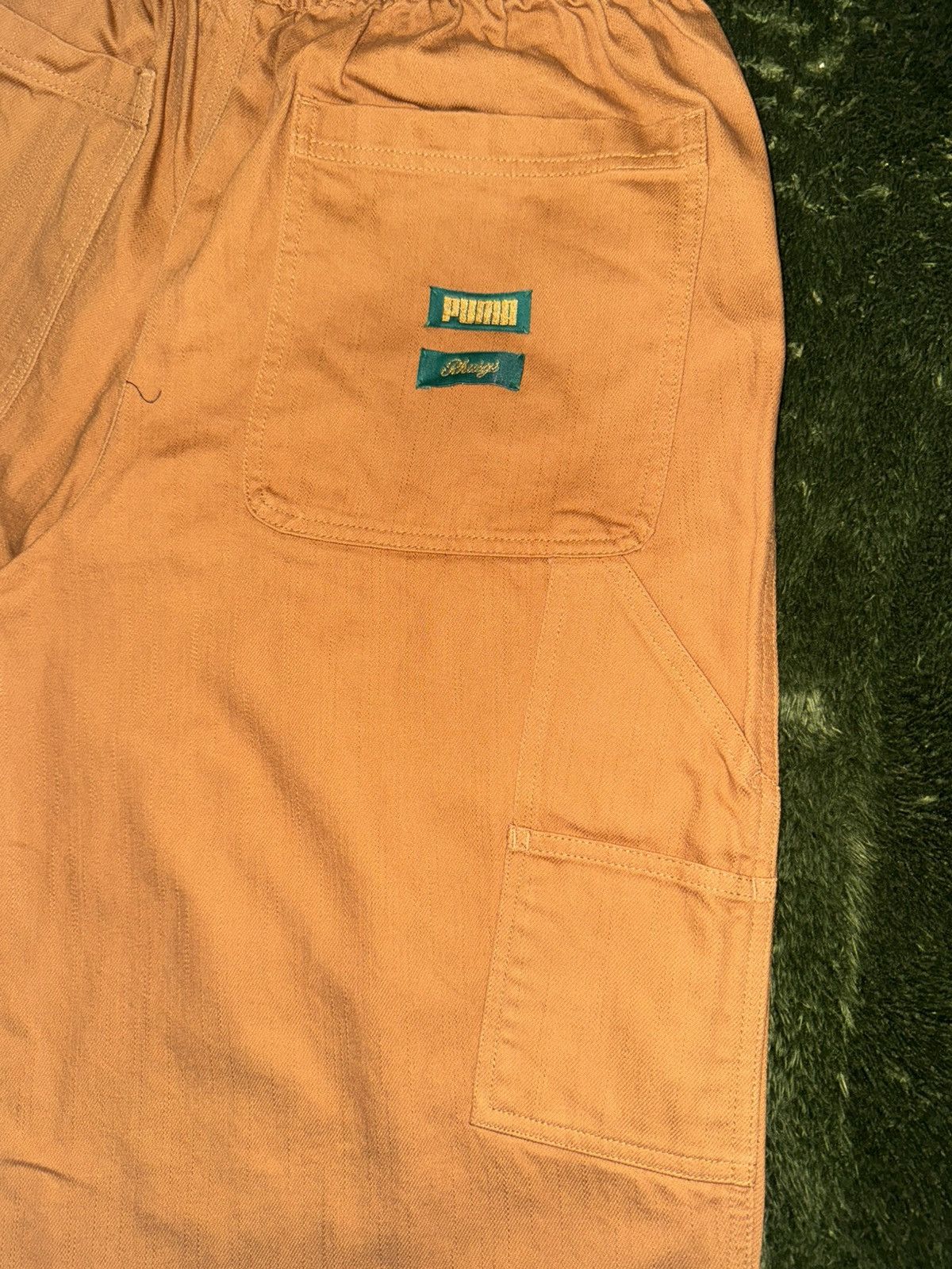 Puma × Rhude [XL] Puma x Rhude Rhuigi Heavy Cotton Double Knee Pants Tan Size US 38 / EU 54 - 9 Thumbnail