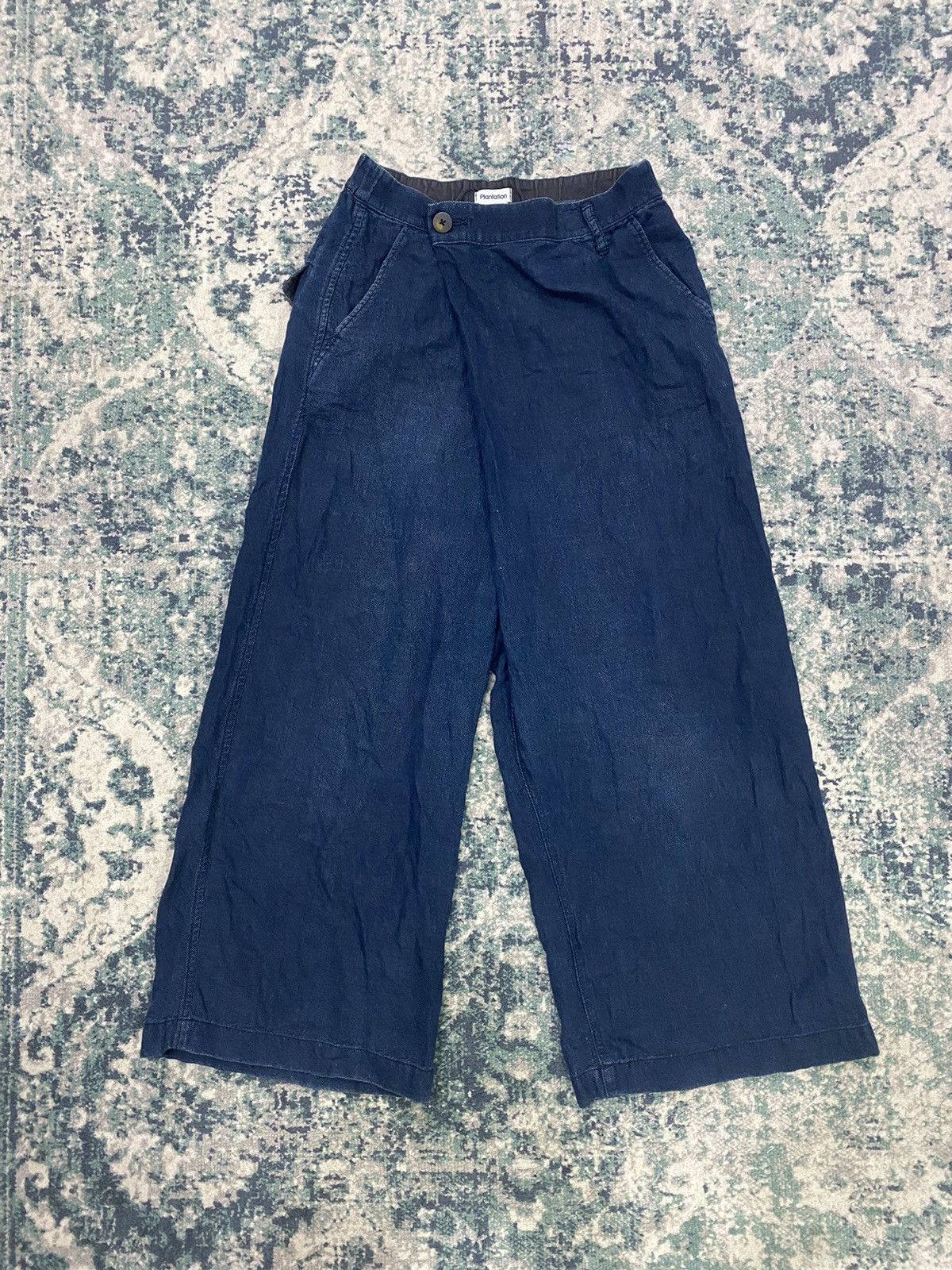Issey Miyake Vintage Plantation Issey Miyake Wide Pants Cropped W26~W29 Size US 29 - 4 Thumbnail
