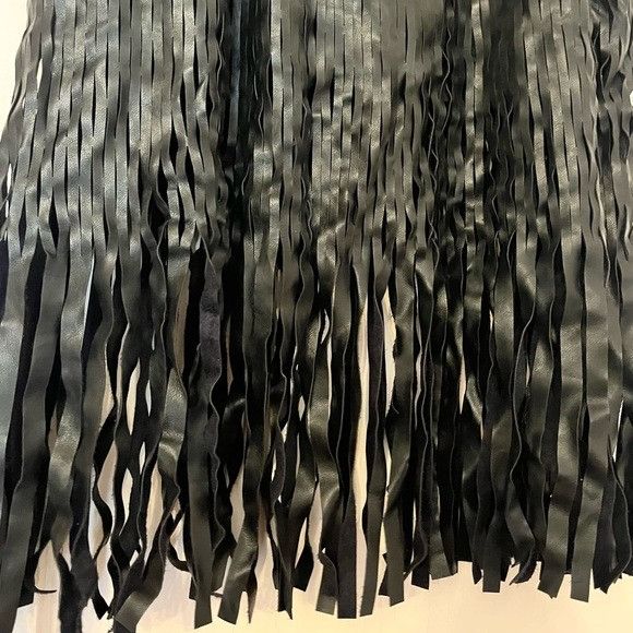 Other DO+BE Do & Be Black Pencil Fringe Tassel Skirt Size 28" / US 6 / IT 42 - 5 Thumbnail