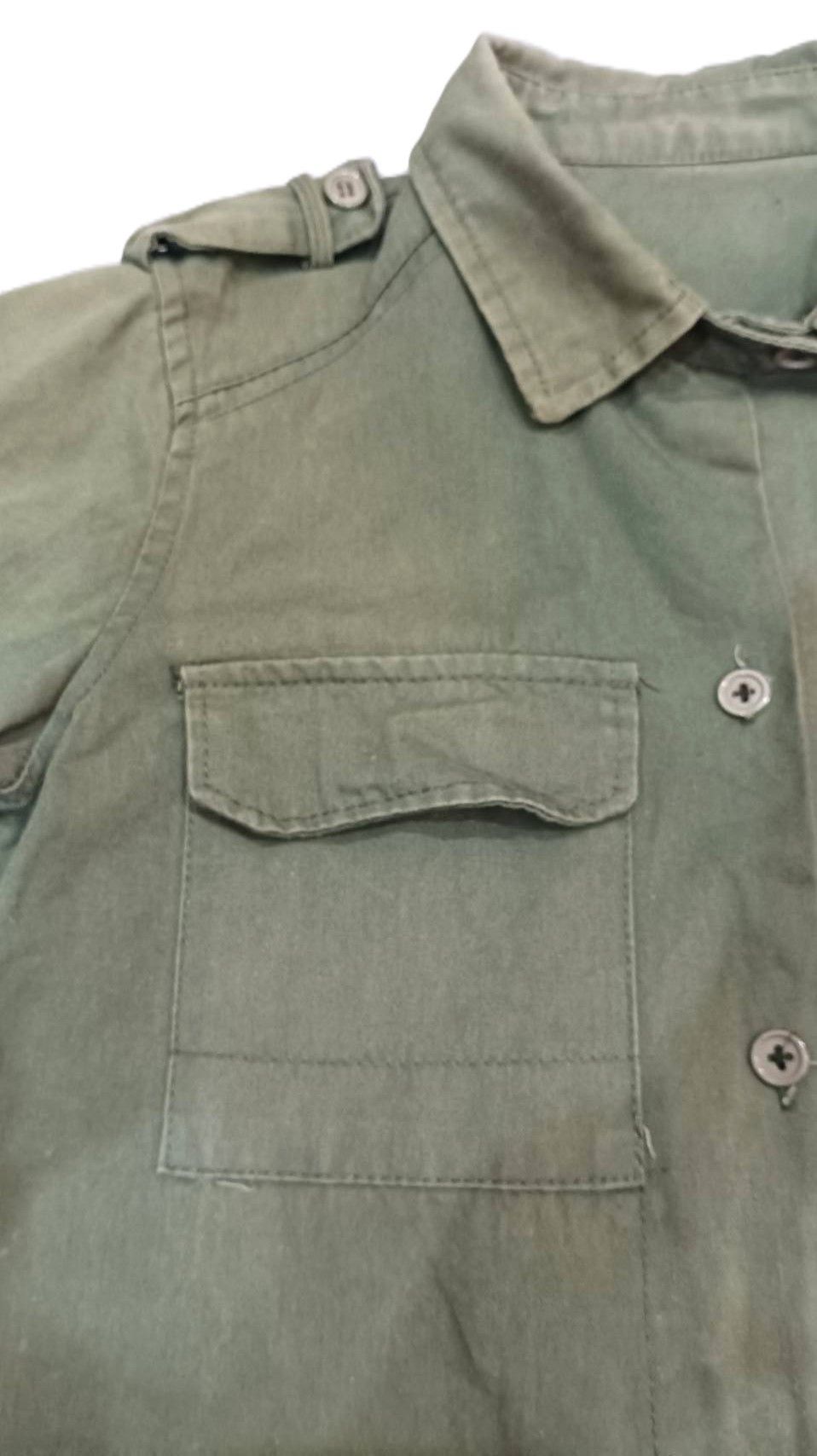 Other French Jacket : Green VINTAGE Workwear Military Men Size US L / EU 52-54 / 3 - 3 Thumbnail
