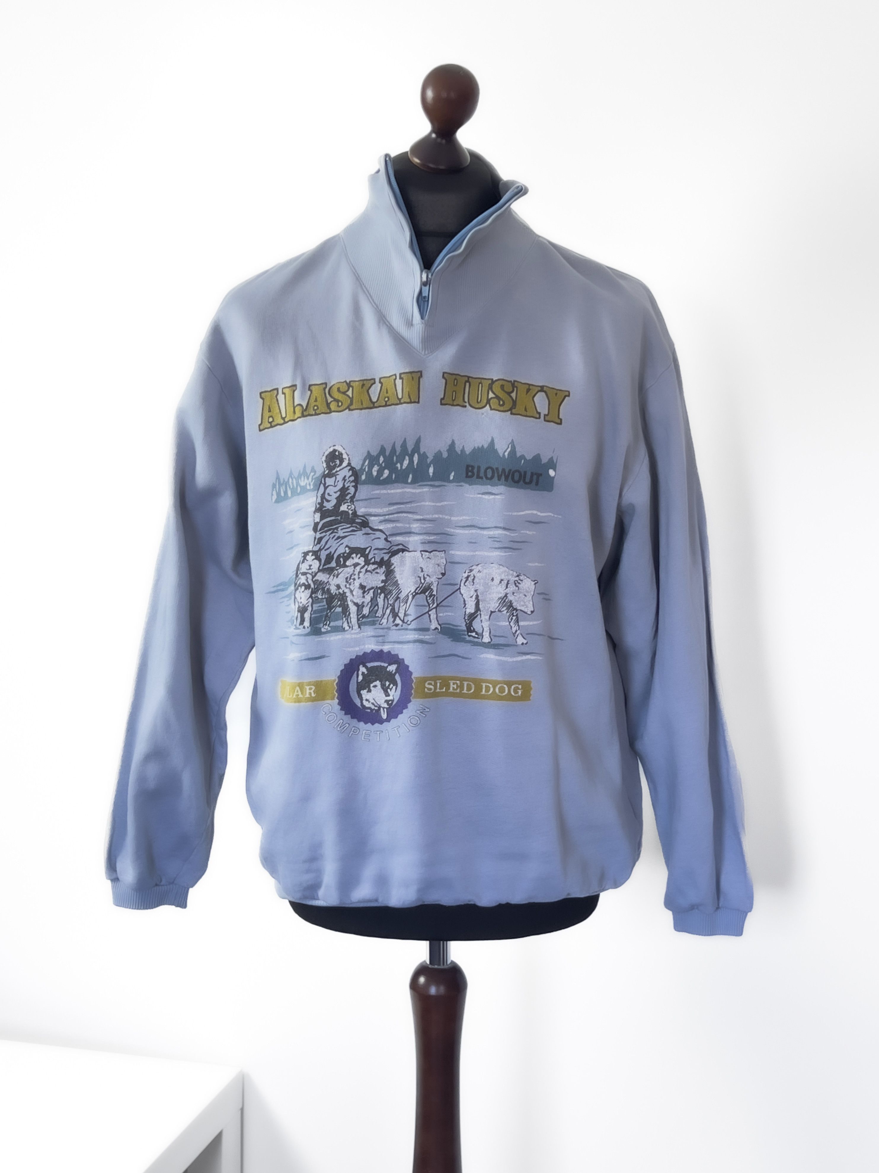 Vintage Ackermann ALASKAN HUSKY COMPETITION Vintage 80's Zip 1/4 Size US L / EU 52-54 / 3 - 1 Thumbnail