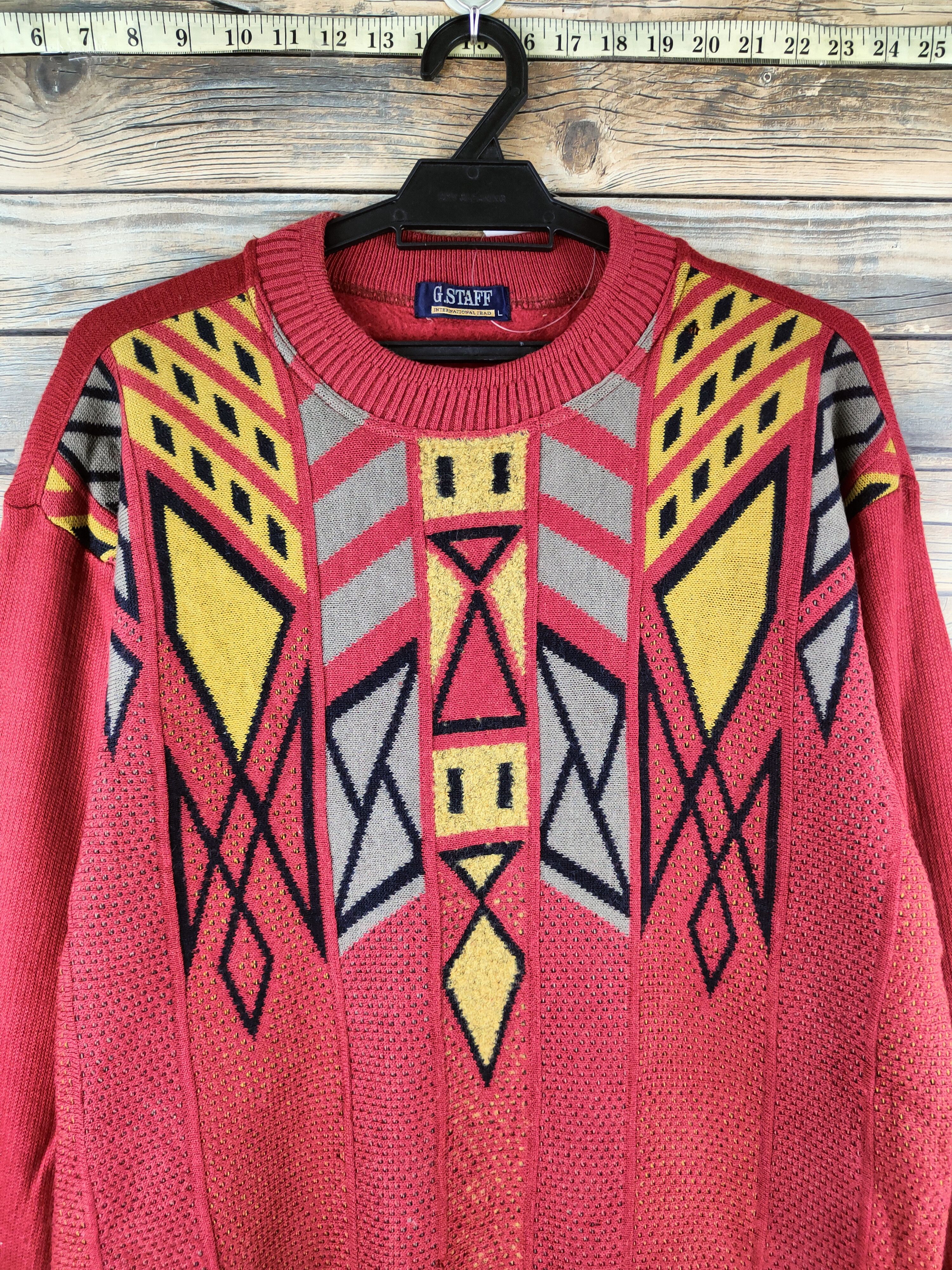 Japanese Brand DL G.Staff Brown Knitwear Sweatshirts #46-142 Size US L / EU 52-54 / 3 - 2 Thumbnail