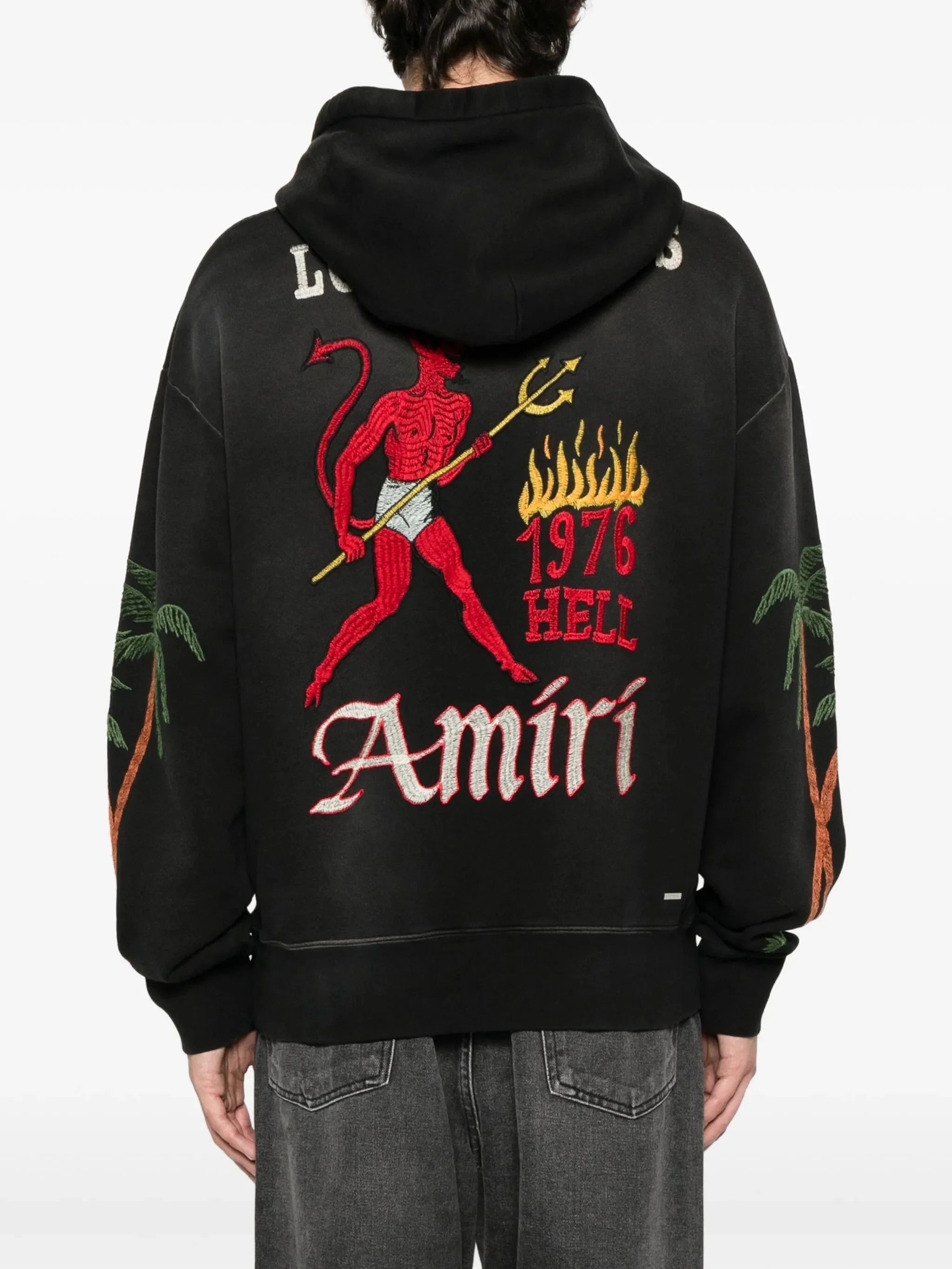 Amiri o1h1sh11225 Sinners Os Hoodie in Black Size US L / EU 52-54 / 3 - 4 Thumbnail