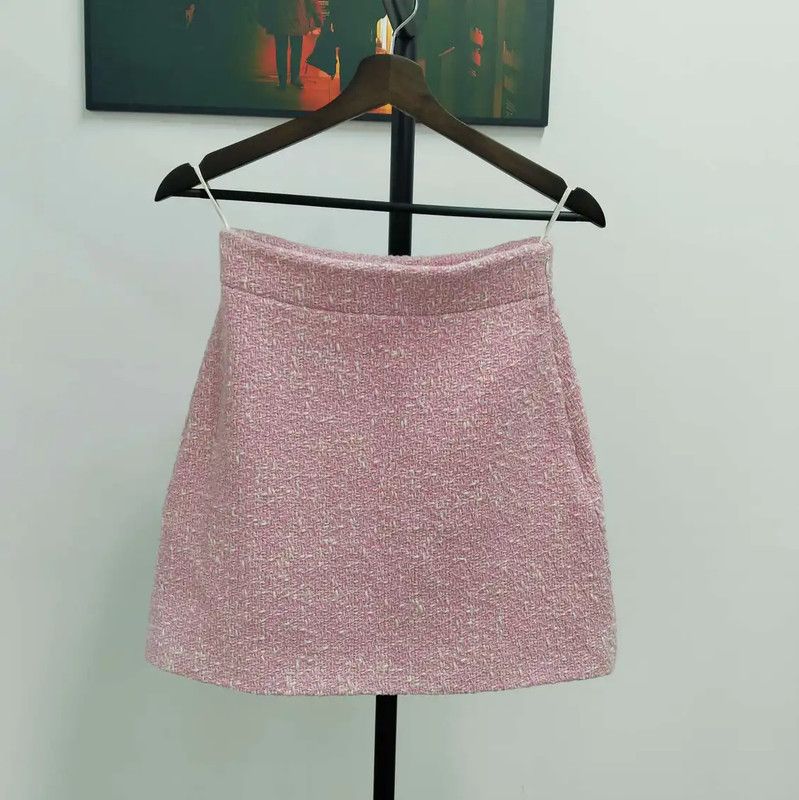 Miu Miu Miu Miu Pink A-Line Skirt Size M 0089 Size 28" / US 6 / IT 42 - 1 Thumbnail