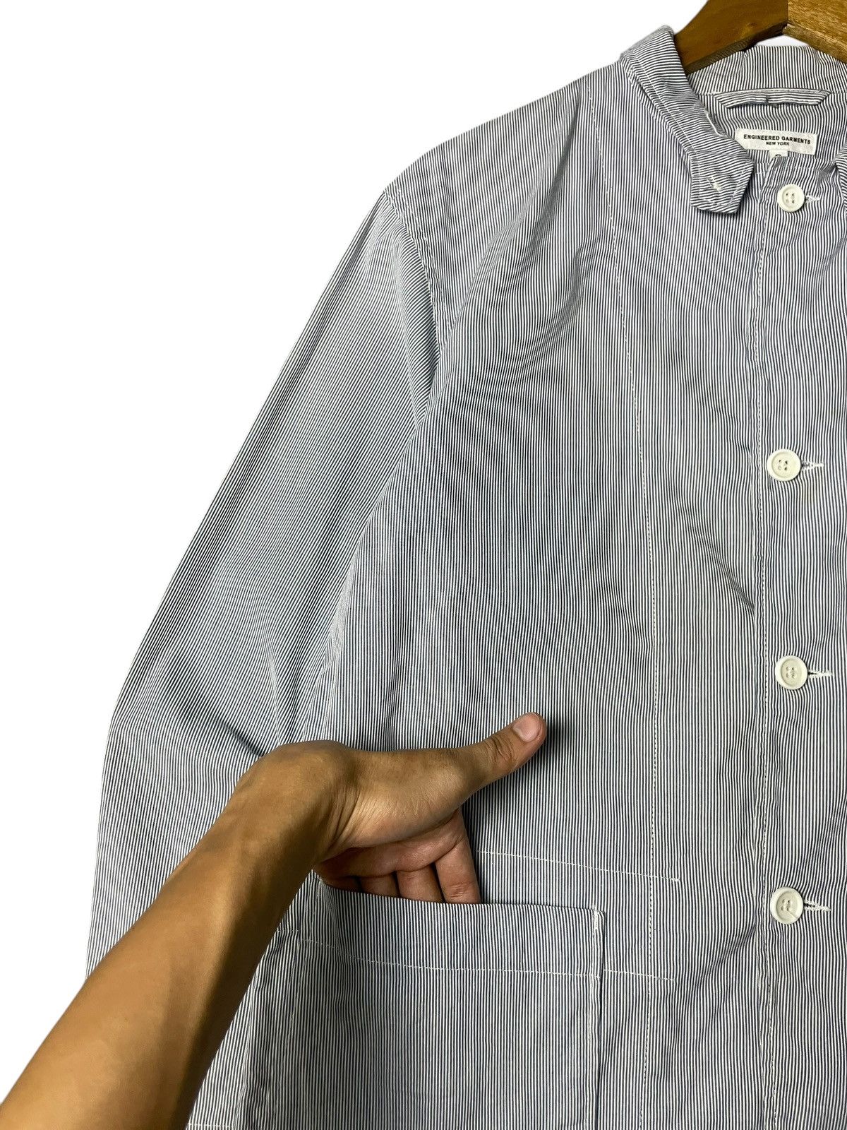 Engineered Garments × Vintage Engineered Garments Stripe Button Up Shirts (55) Size US S / EU 44-46 / 1 - 7 Thumbnail