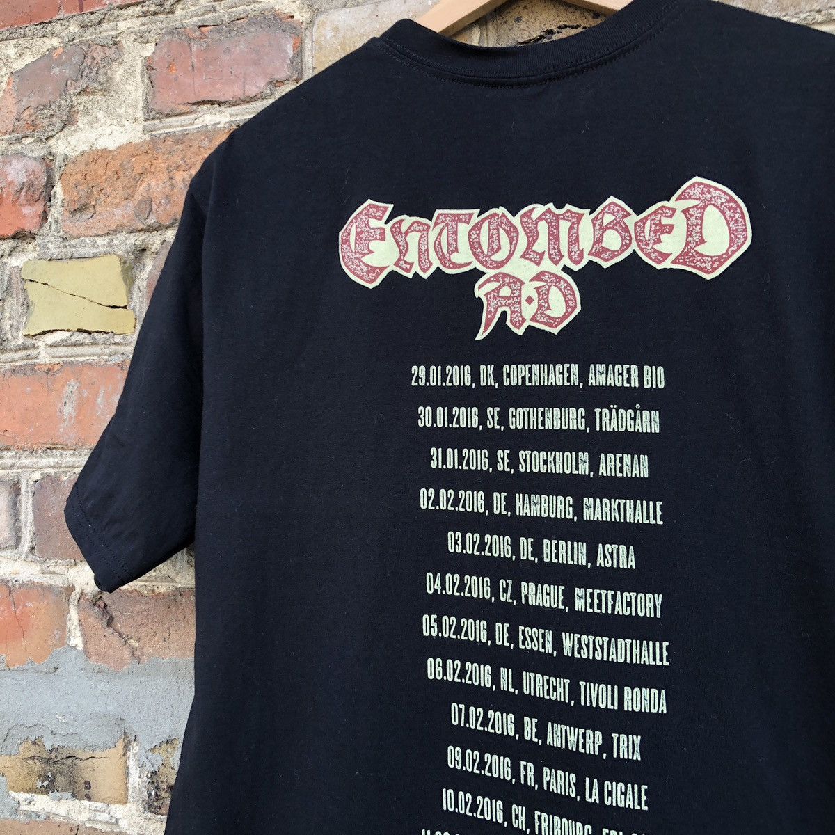 Band Tees Entombed A.D Dead Dawn 2016 Tour Rock Signatures Rare Band L Size US L / EU 52-54 / 3 - 7 Thumbnail
