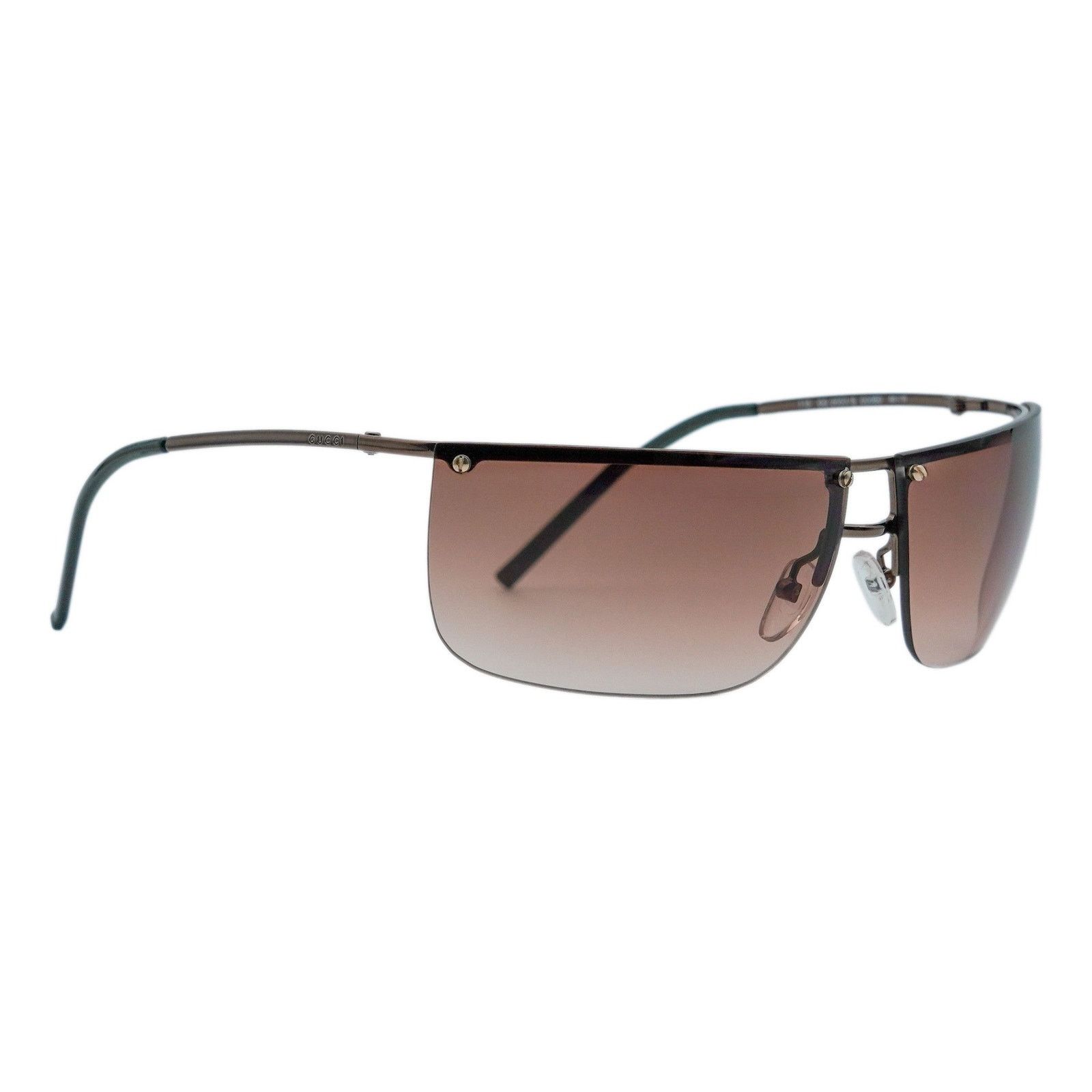 Gucci × Vintage Gucci GG Rhinestone Rimless 00s Sunglasses GG 2653
