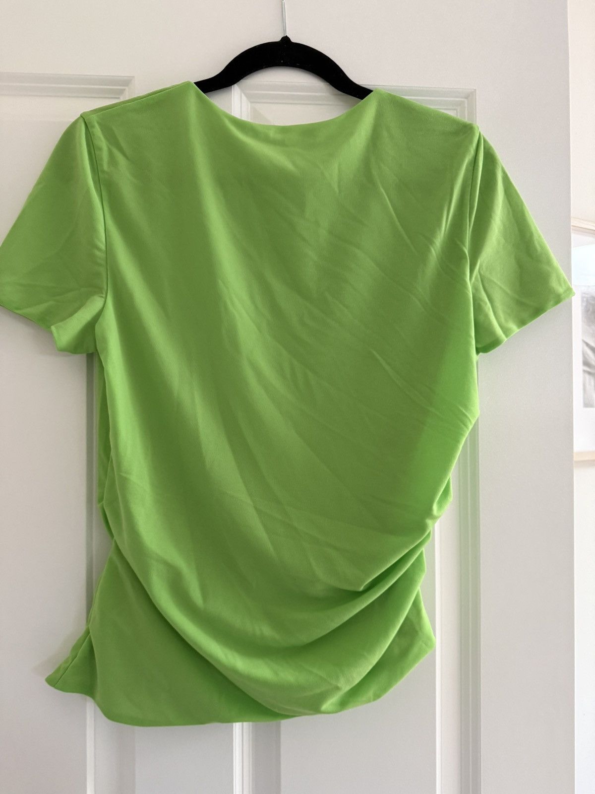 Helmut Lang Helmet Lang Crepe Hosiery Reversible Short Sleeve Size XL / US 12-14 / IT 48-50 - 5 Thumbnail