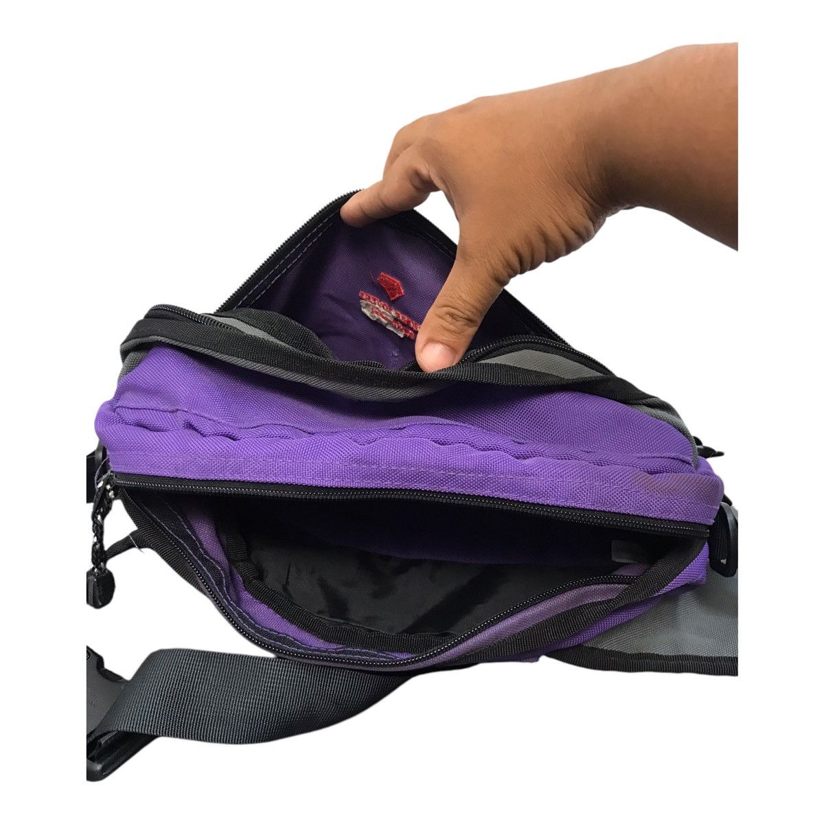 Hysteric Glamour × Japanese Brand Japanese Super Lover Purple Waist Bag Size ONE SIZE - 9 Thumbnail
