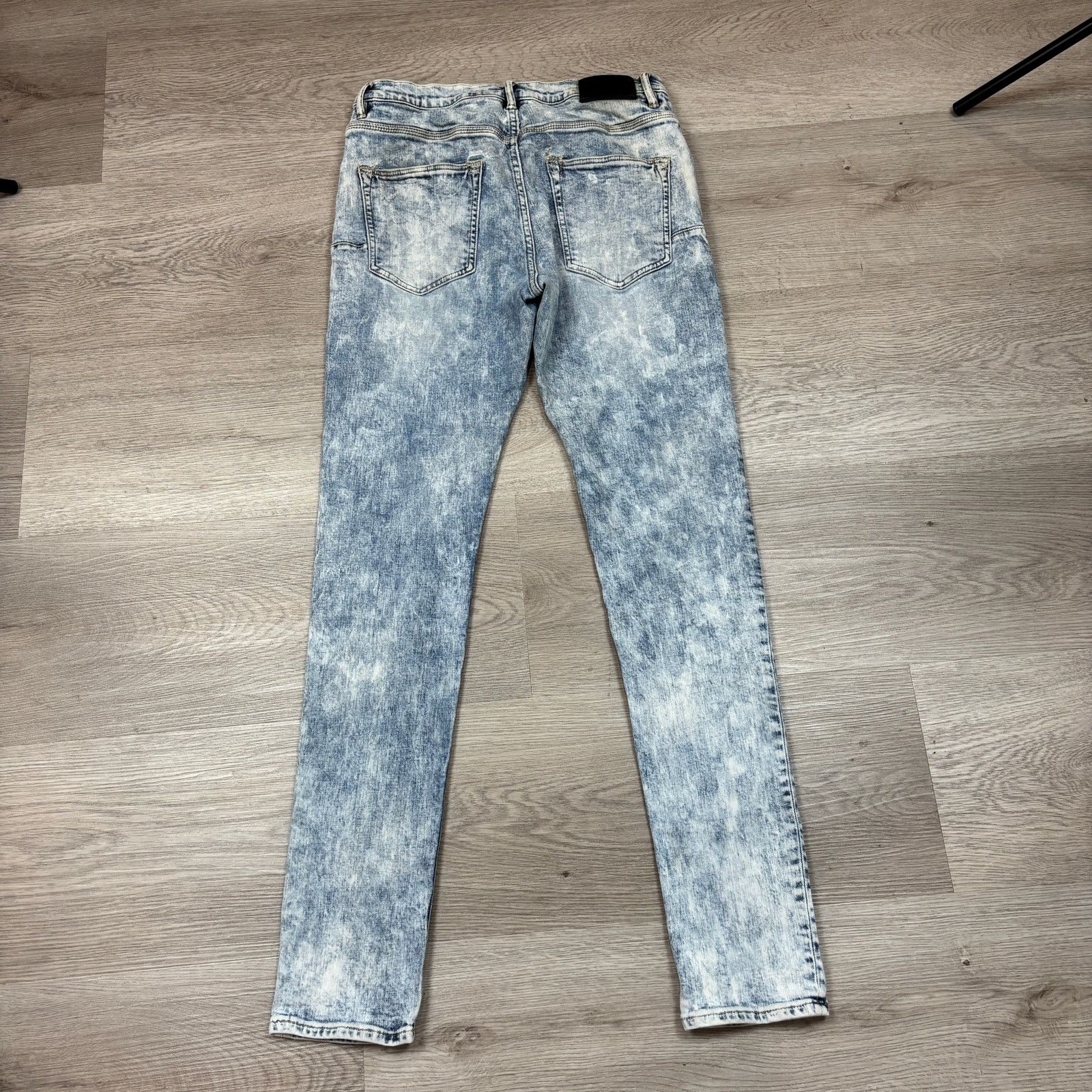 Purple Brand Purple Brand P002 Slim Acid Wash Jeans Men's 32x33 Size US 32 / EU 48 - 3 Thumbnail