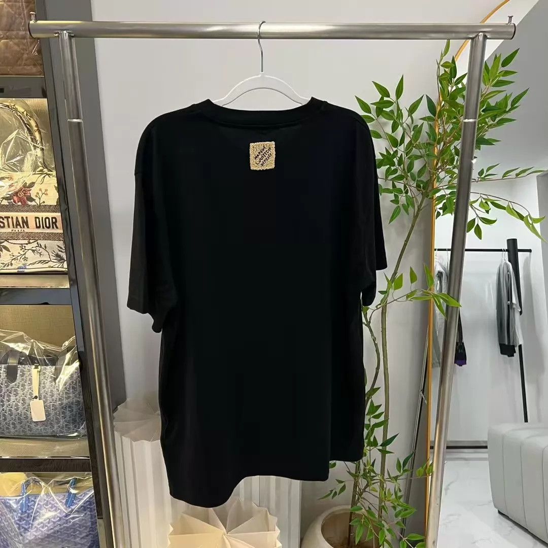Louis Vuitton LV SS25 Script Logo Embroidered Short Tee XXL 99N Size US XXL / EU 58 / 5 - 2 Thumbnail