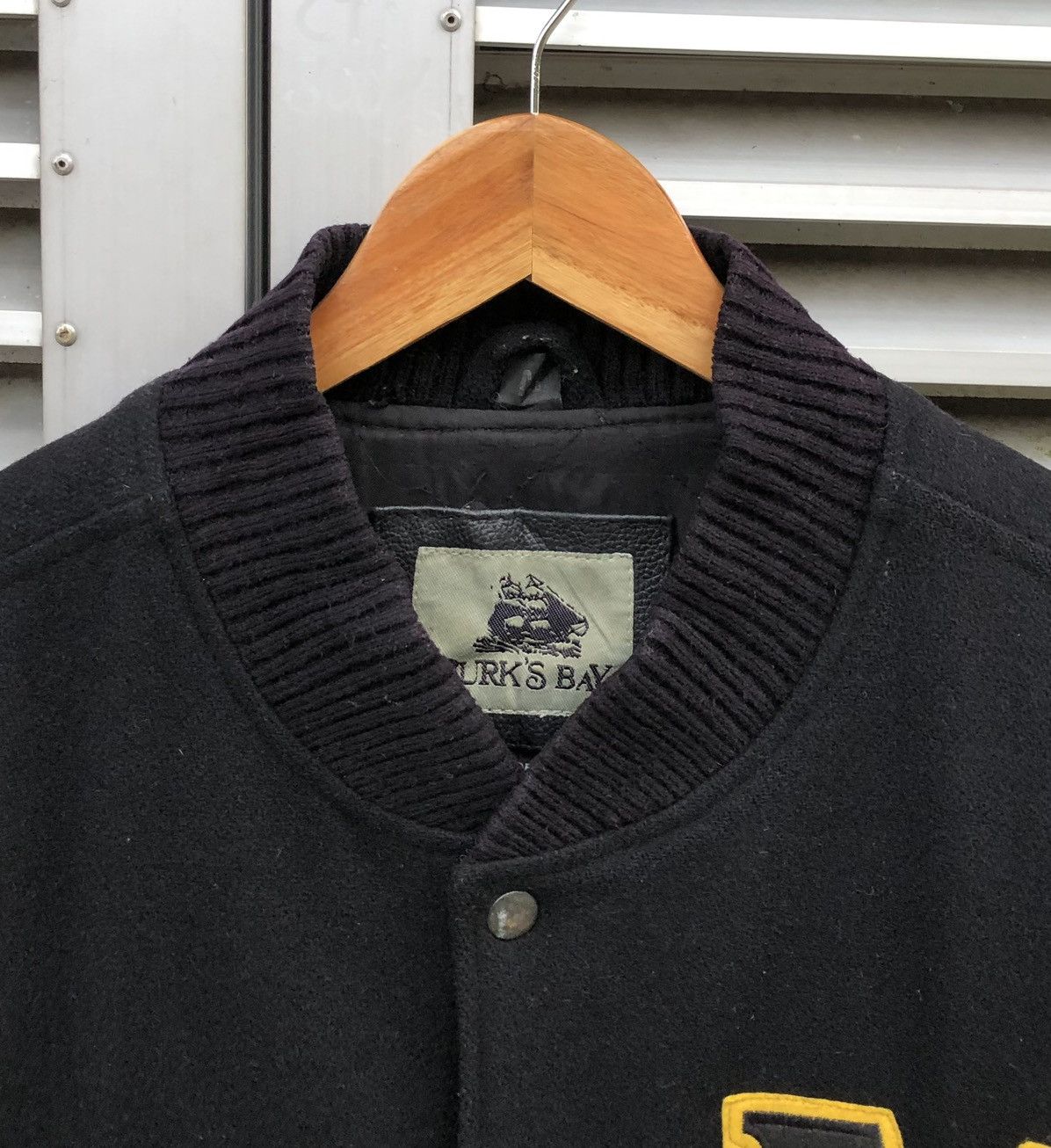 Vintage Vintage BURK’S BAY Wool Leather Varsity Jacket Size US M / EU 48-50 / 2 - 20 Thumbnail
