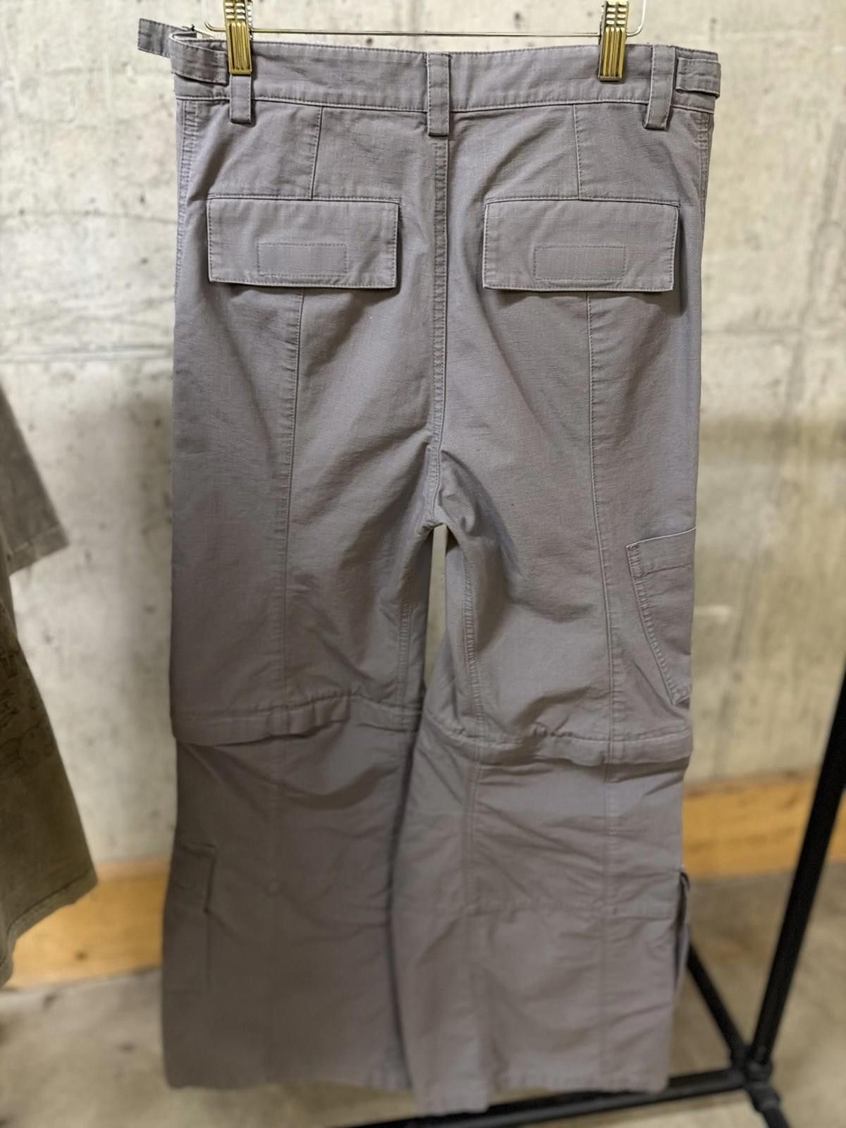 Balenciaga Balenciaga Wide Leg Black Ripstop Cargo Pants Size (XS) NEW Size US 28 / EU 44 - 6 Thumbnail