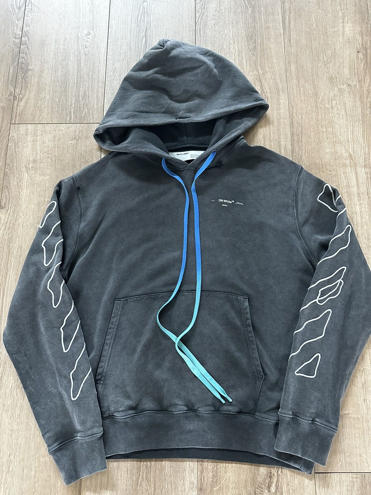 Off-White OFF-WHITE Abstract Arrows Embroidered Hoodie | Grailed