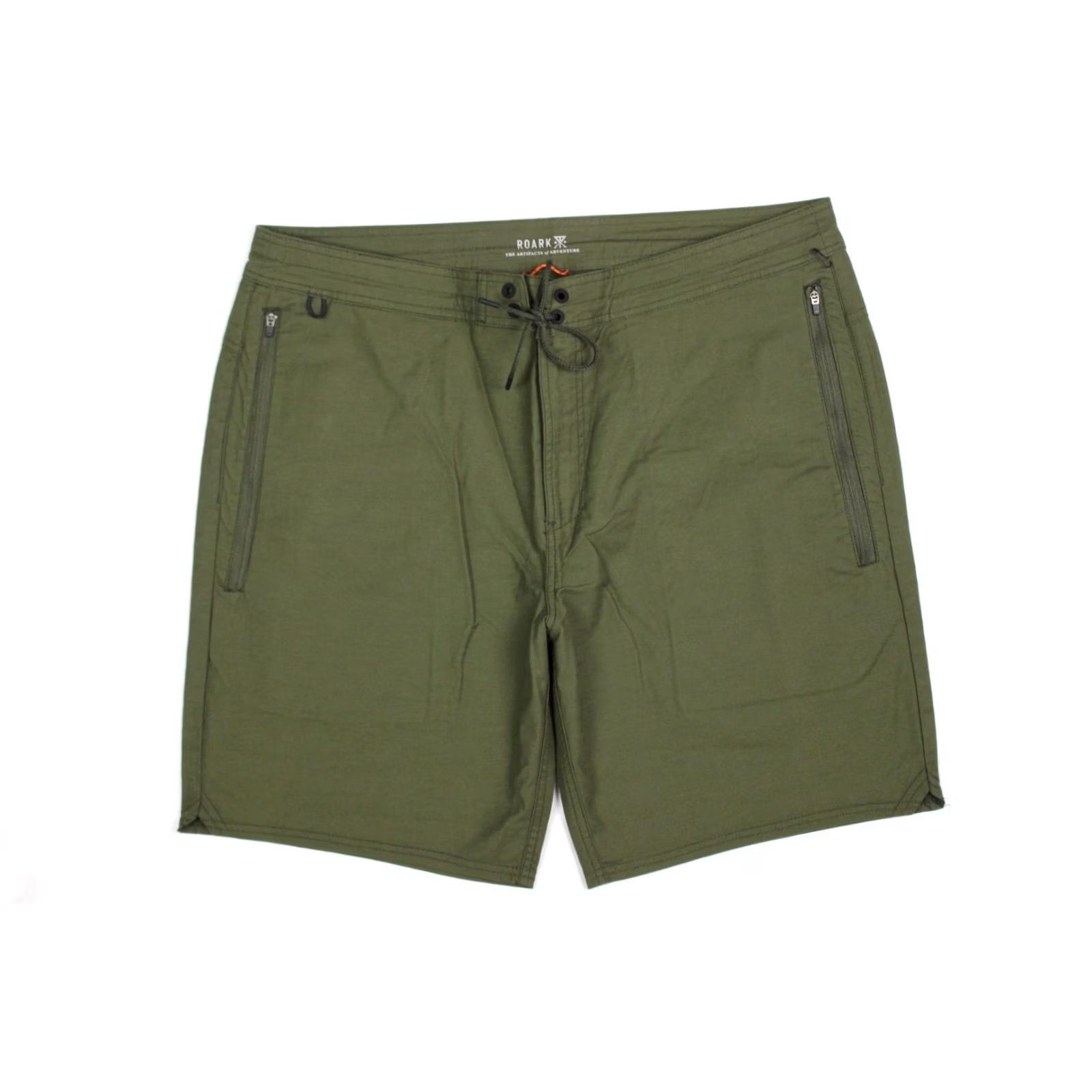 Roark Roark Men's Layover 2.0 Shorts Cargo 8" Inseam Size 38 Green RS288 Zip Pockets Size US 38 / EU 54 - 5 Thumbnail