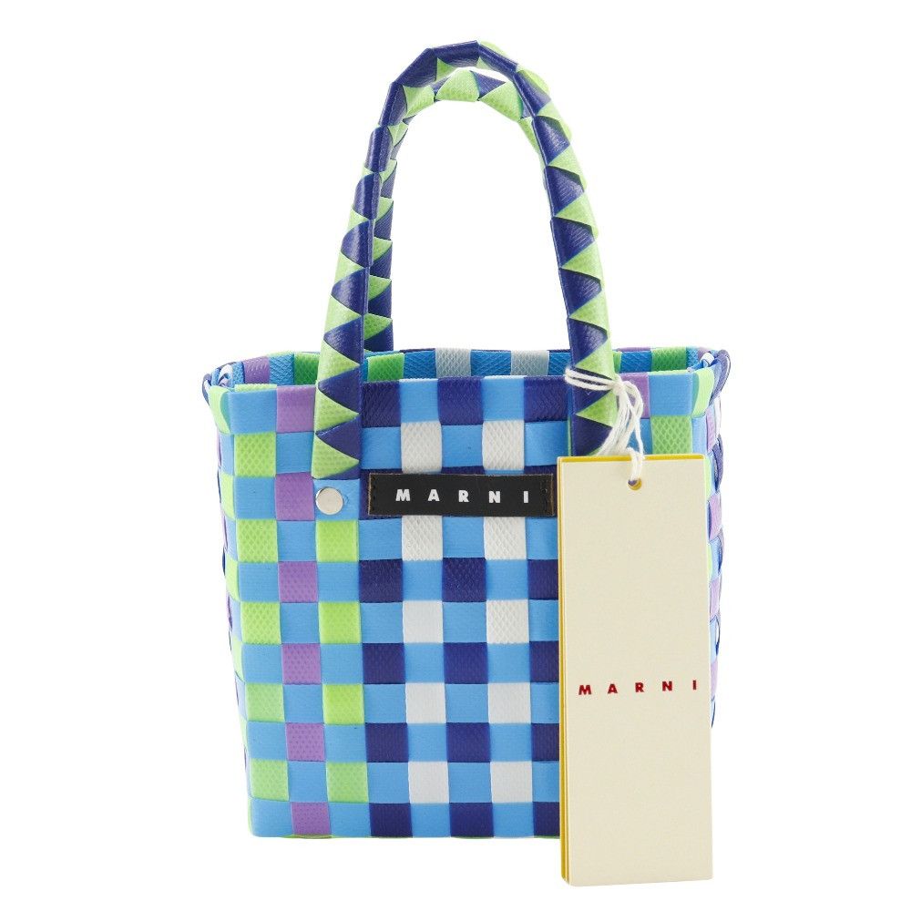 Marni Marni Marni Woven Micro Basket Polypropylene Handbag Plastic Handbag MW55F DUTY FREE for USA Size ONE SIZE - 1 Thumbnail