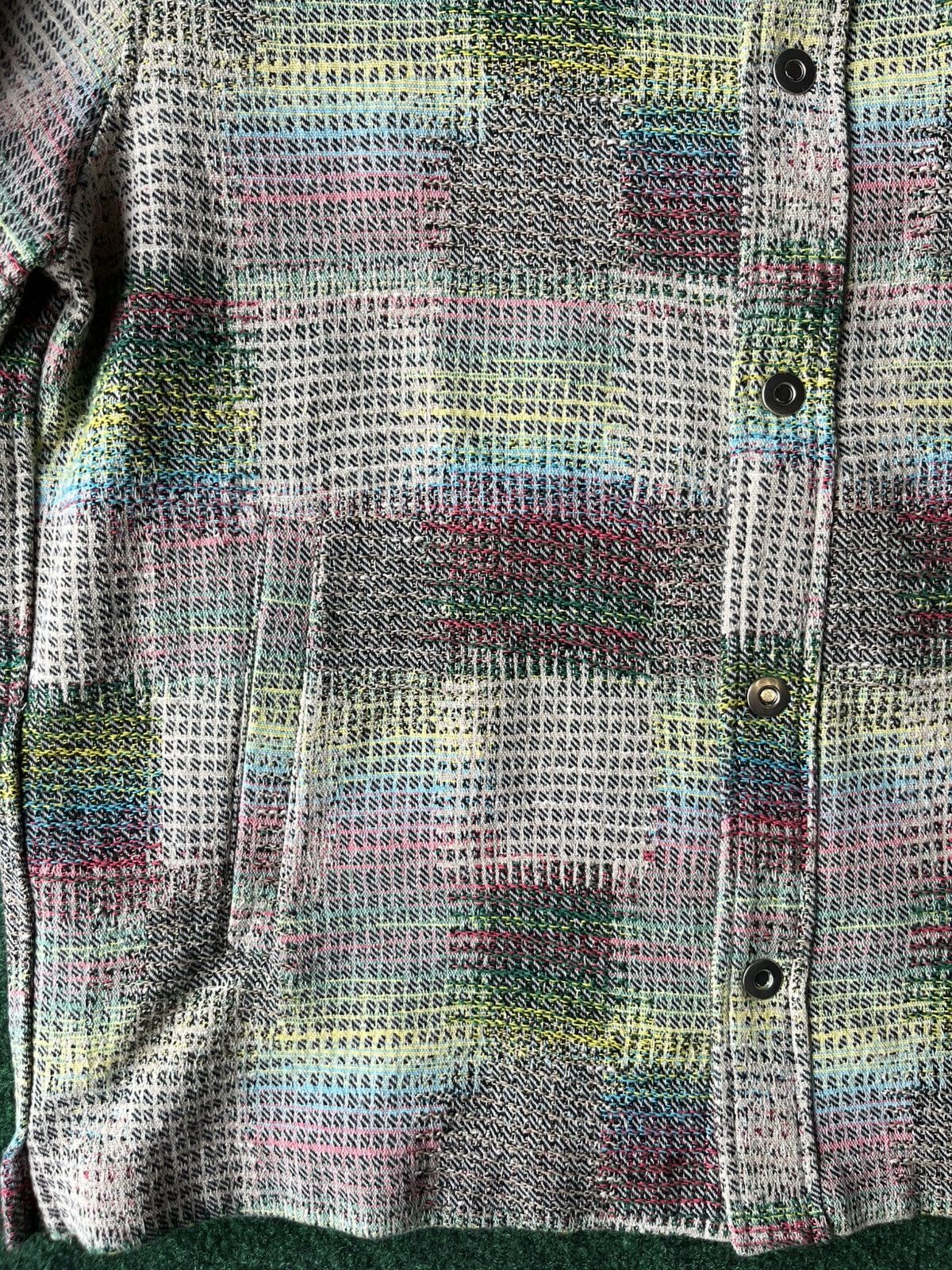 Palm Angels VERY CLEAN PALM ANGELS MULTICOLOR PLAID PEACOAT SIZE 50 Size US L / EU 52-54 / 3 - 7 Thumbnail