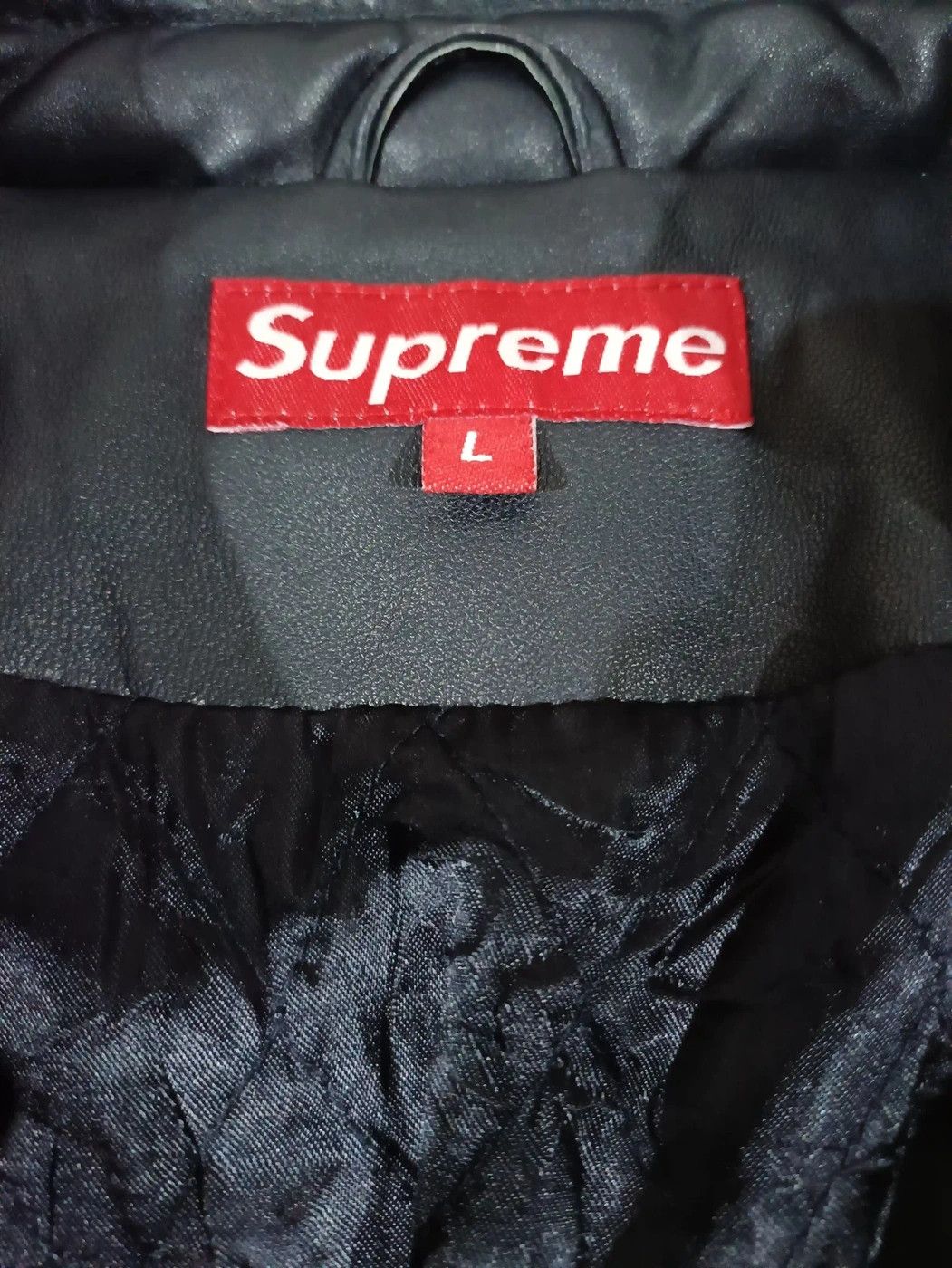 Genuine Leather × Supreme SUPREME NYC LEATHER DUCK DOWN JACKET 07AW Size US L / EU 52-54 / 3 - 11 Thumbnail