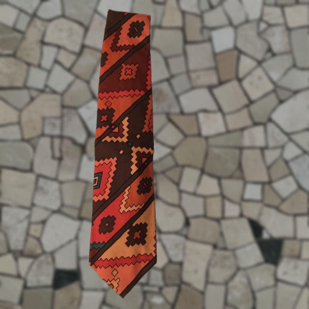 Etro Vtg Beckett Pink Necktie Mens Multicolor Classic Tie Retro N/A Size ONE SIZE - 1 Thumbnail