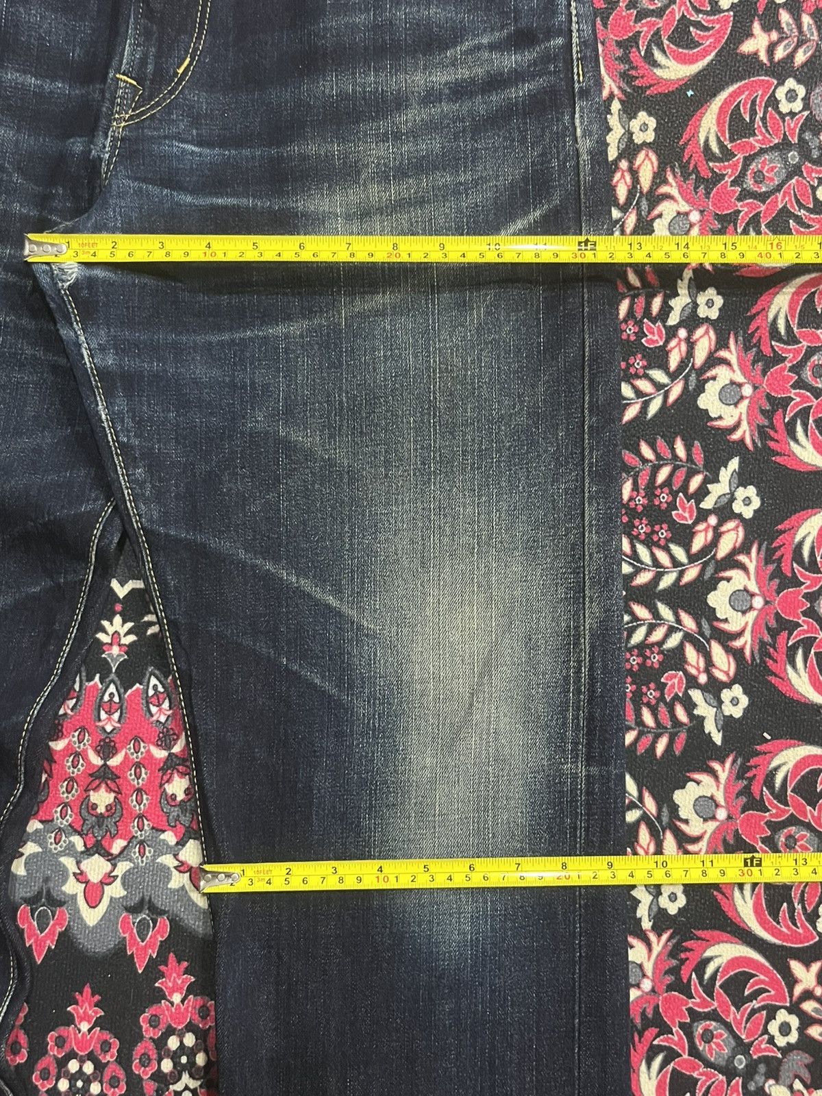 Kapital ⚡️Vintage⚡️Edwin 505Z Blue Washed Buckle Back Selvedge Jeans Size US 30 / EU 46 - 21 Thumbnail