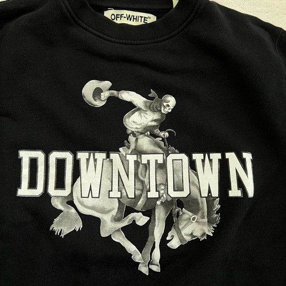 Off-White Off-White Downtown Sweatshirt Crewneck C/O Virgil Abloh Size Size US S / EU 44-46 / 1 - 2 Thumbnail