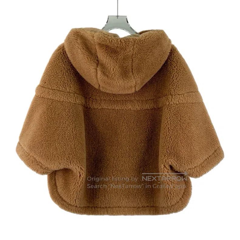 Max Mara Max Mara Camel Teddy Camel Hair Hooded Zipper Long-Sleeve Size M / US 6-8 / IT 42-44 - 2 Thumbnail