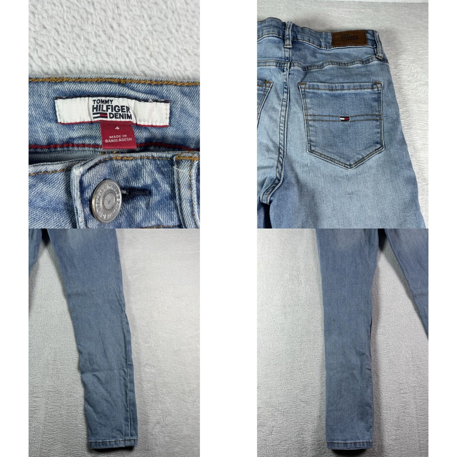 Tommy Hilfiger Tommy Hilfiger Jeans Women's Size 4 Blue Light Washed Straight Leg Denim Size 27" / US 4 / IT 40 - 8 Thumbnail