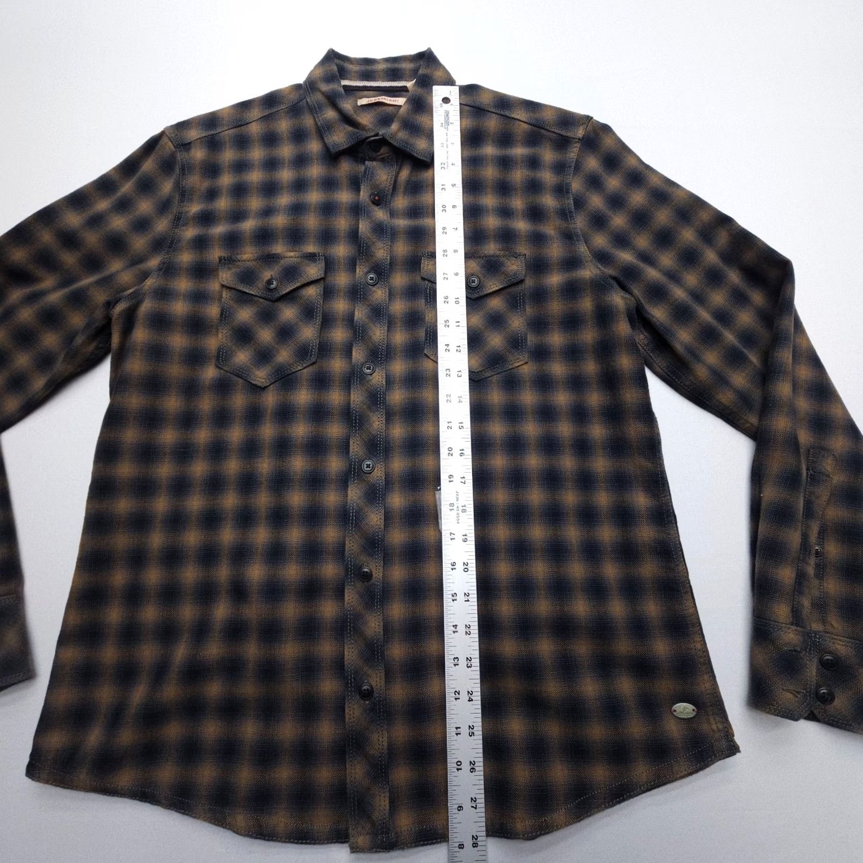 Vintage Jeremiah Shirt Mens M Plaid Flannel Cotton Long Sleeve Button-Up Casual Vintage? No, wait Size US M / EU 48-50 / 2 - 7 Thumbnail