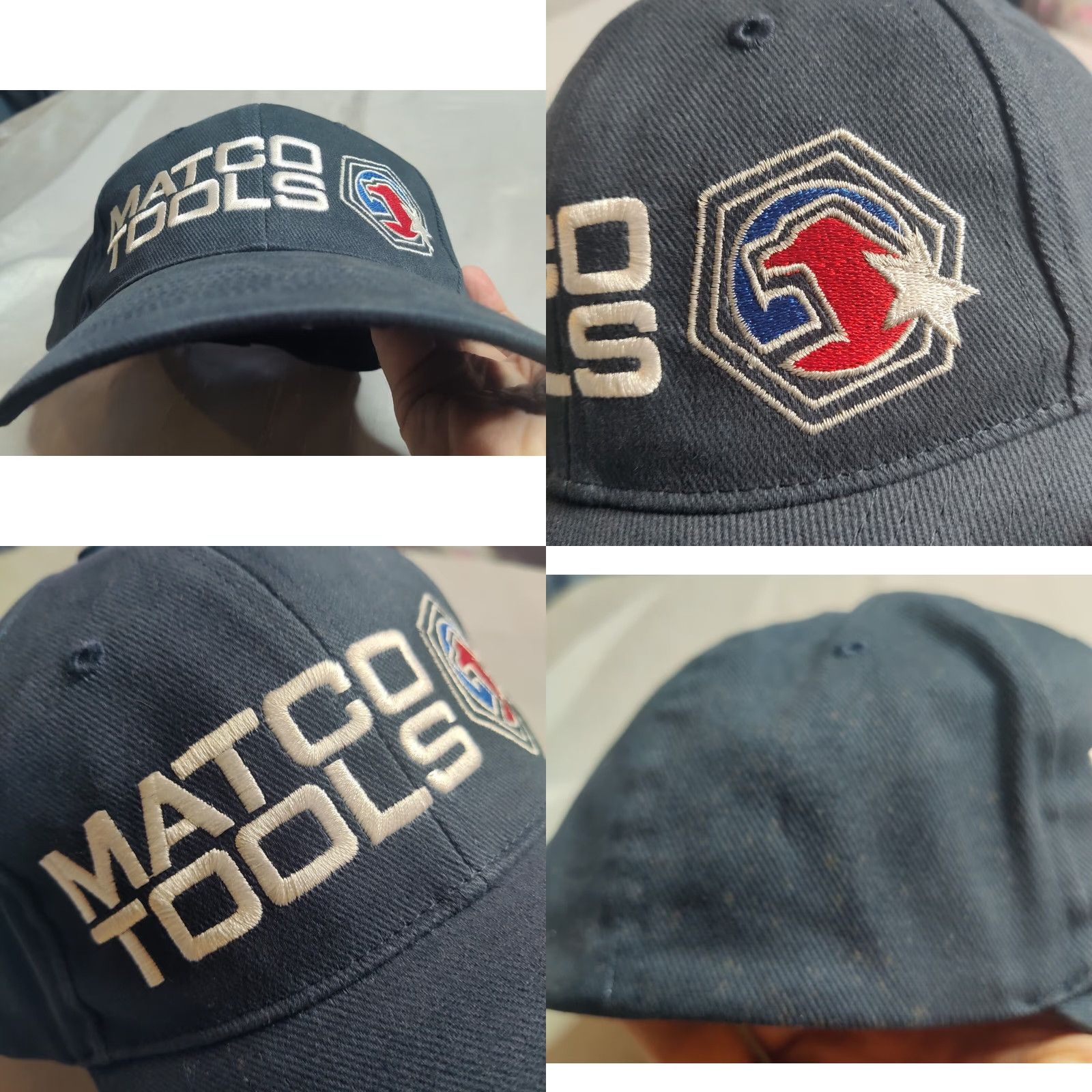 Vintage MATCO TOOLS Men One Size 100% Cotton Blue Adjustable Baseball Cap Size ONE SIZE - 8 Thumbnail
