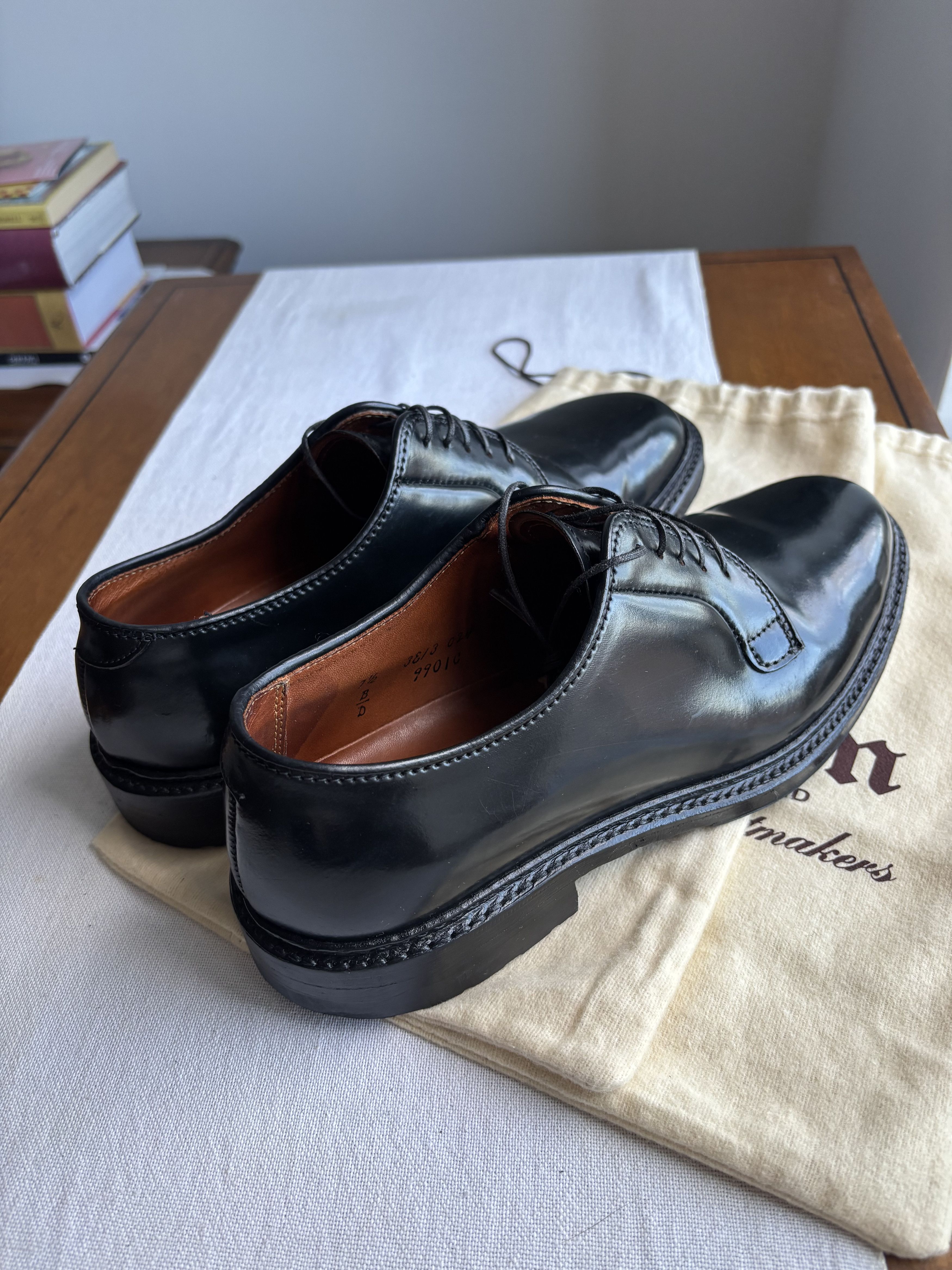 Alden Alden 9901C Black Shell PTB Size US 7.5 / EU 40-41 - 5 Thumbnail