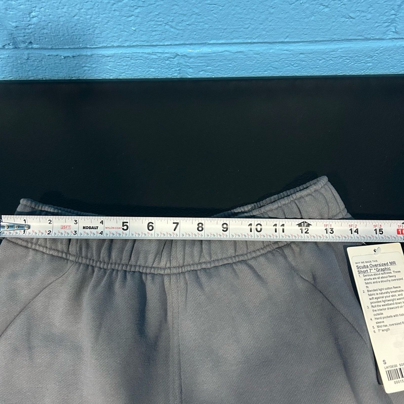 Lululemon Lululemon Scuba Mid-Rise Oversized Short 7" Grey NWT S Size 28" / US 6 / IT 42 - 4 Thumbnail