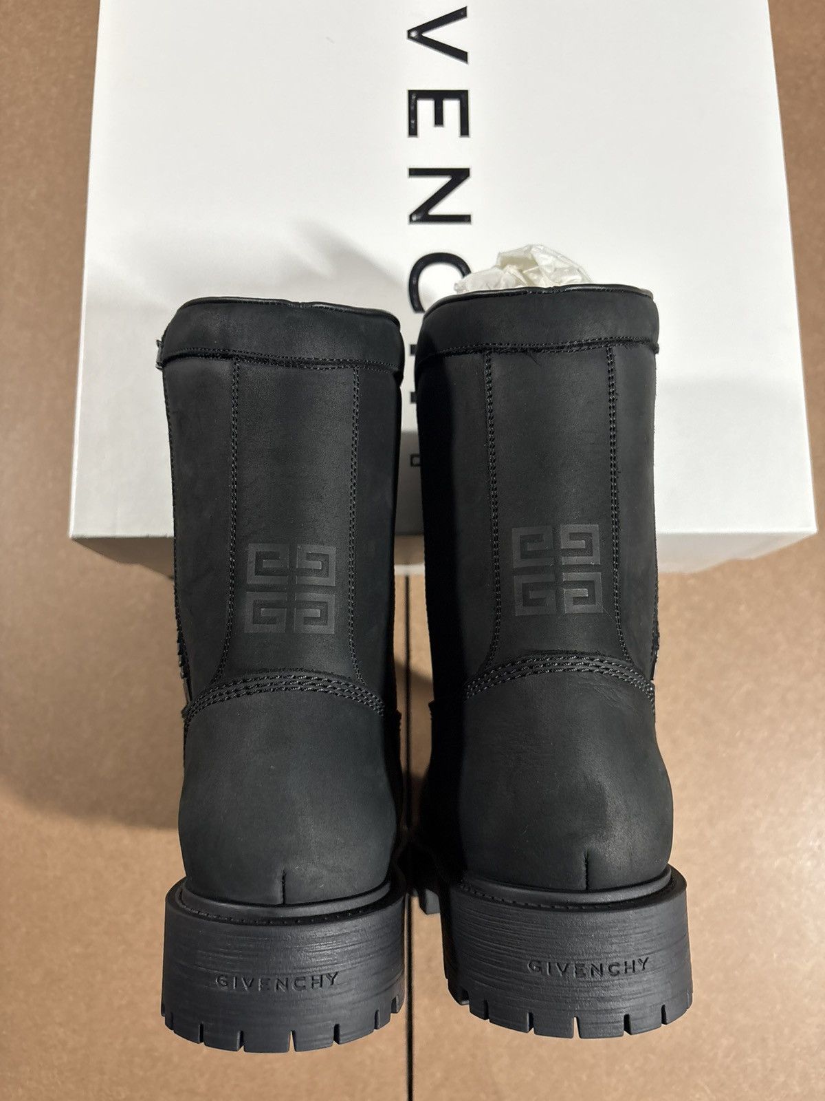 Givenchy Givenchy Zip High Boots Black Leather Size 42 New Size US 9 / EU 42 - 7 Thumbnail