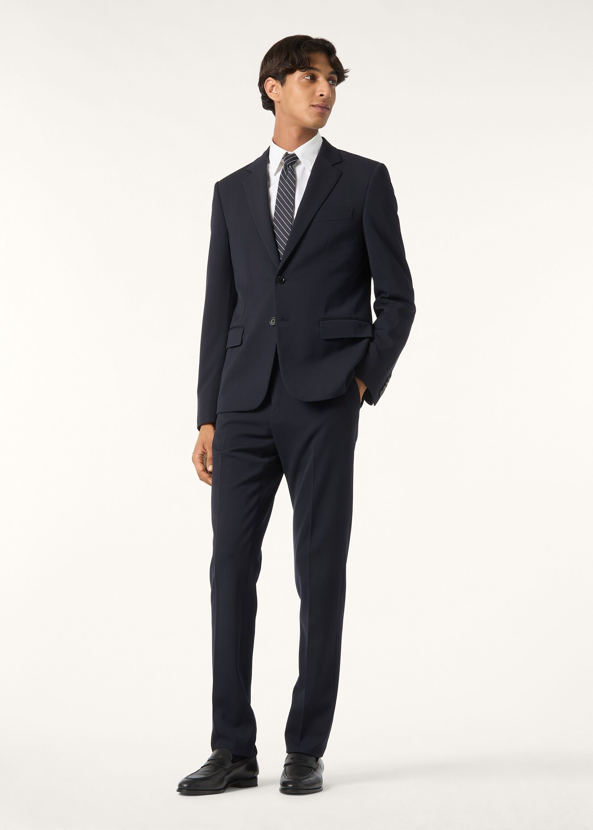 Loro Piana os11x0426 FAQ9815 International Suit in Blue Navy Size US L / EU 52-54 / 3 - 6 Thumbnail