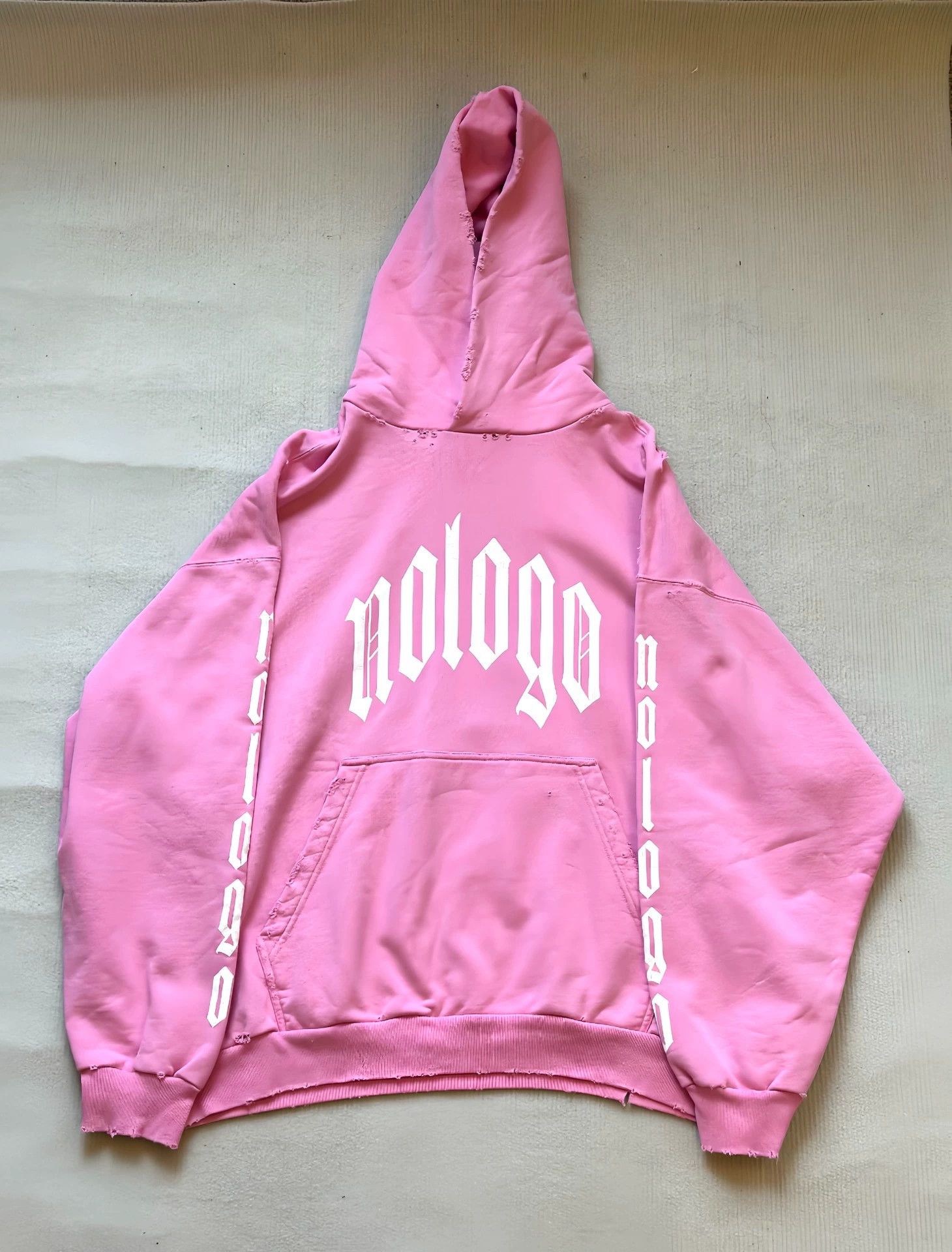 Balenciaga 24fall Nologo Hoodie - dmc