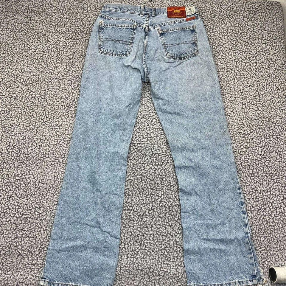 Lucky Brand × Vintage Lucky Brand Jeans Women 8x29 Denim Faded Flared Dungarees Size 28" / US 6 / IT 42 - 2 Thumbnail