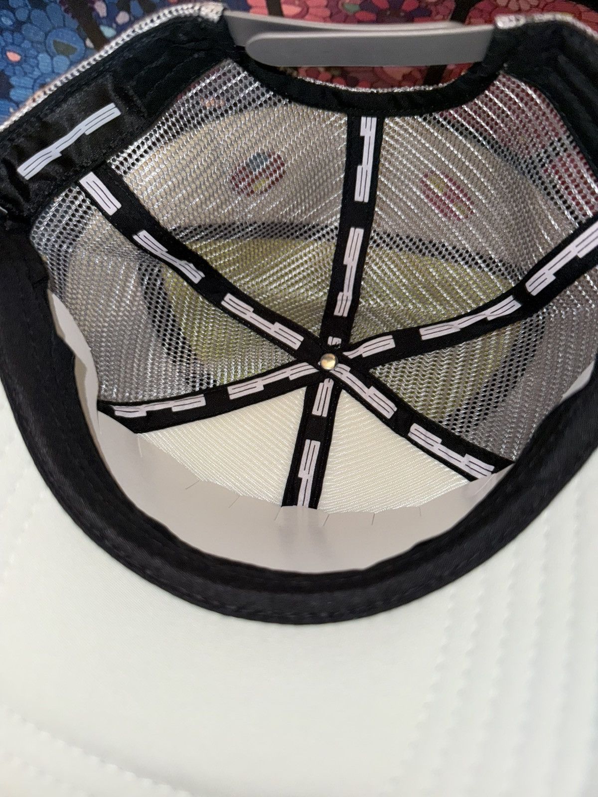Sp5der Sp5der SP5 Rhinestone Hat Grey/Green Size ONE SIZE - 3 Thumbnail