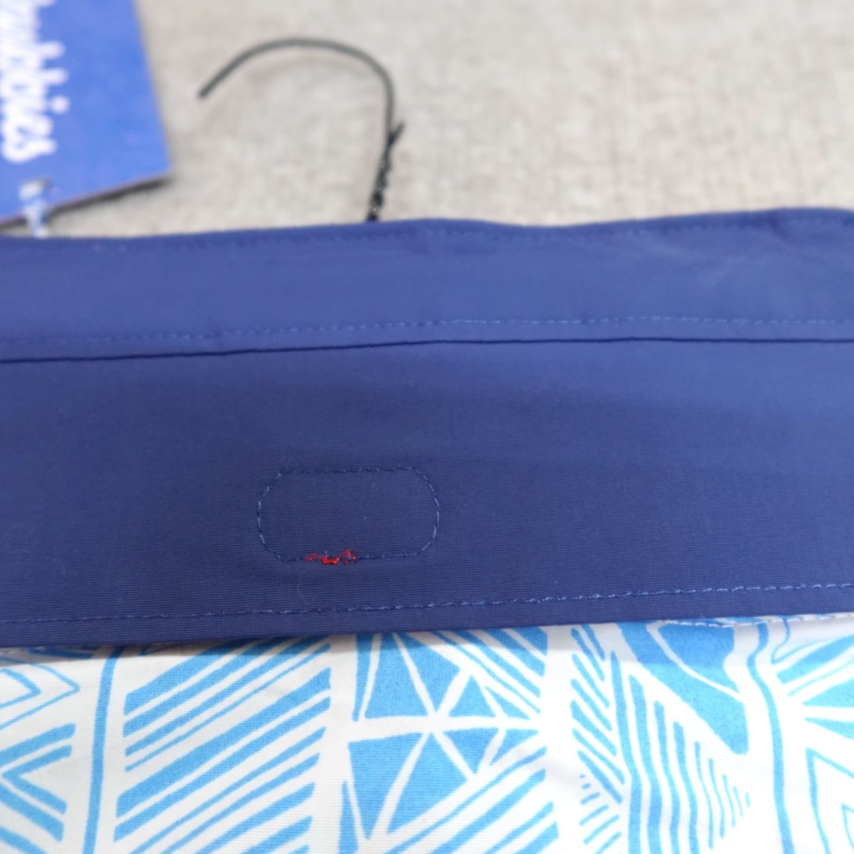 Chubbies Chubbies Jacket S Blue Waterproof Hooded Zip Shell Rain Coat Men Small Windbreaker Full Zip Size US S / EU 44-46 / 1 - 7 Thumbnail