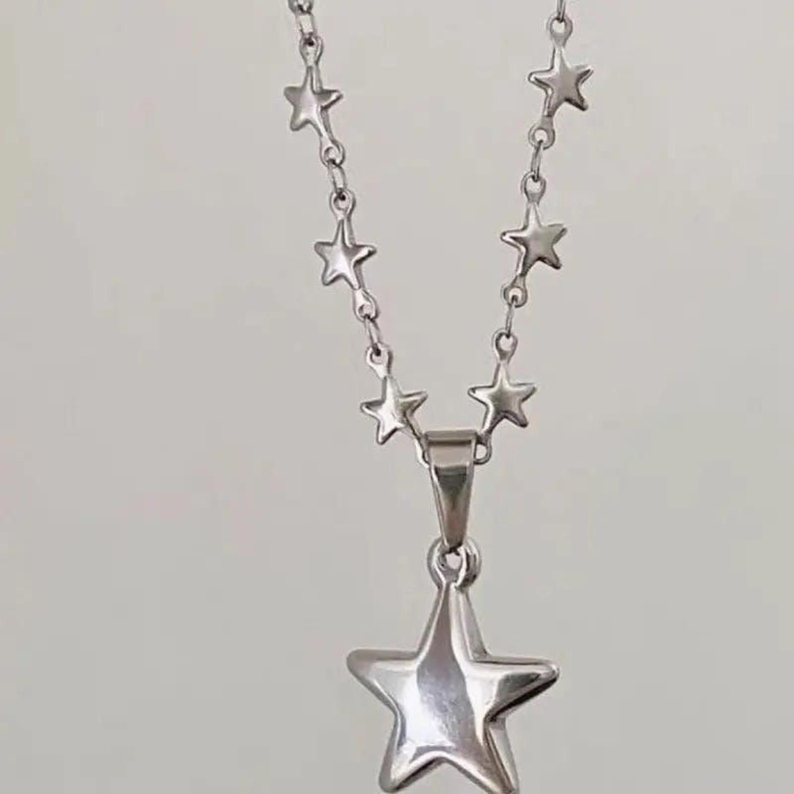Jewelry y2k Pendant Star Necklace Size ONE SIZE - 1 Thumbnail