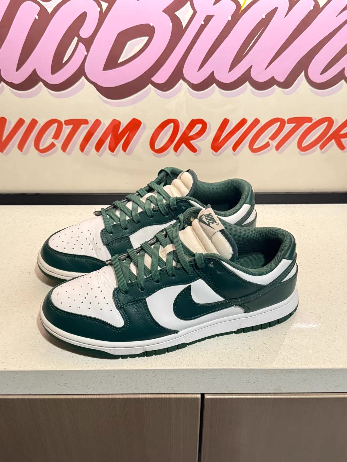 Nike Nike Dunk Low Retro "Varsity Green" Leather。 Ｑ20 Size US 8.5 / EU 41-42 - 1 Thumbnail