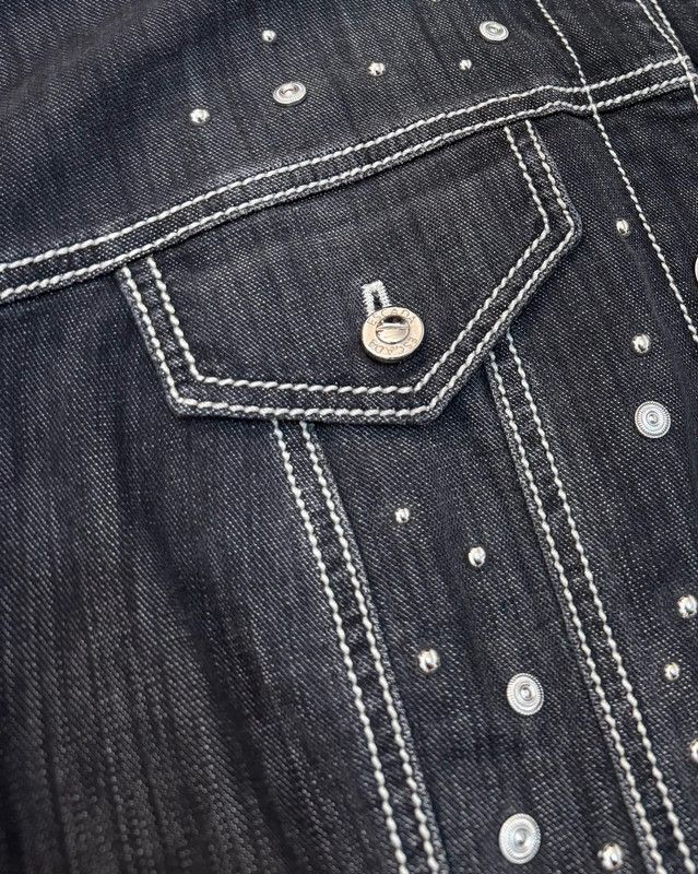 Escada Escada Denim Jeans Jacket with studs rare size 42 L XL new Size XL / US 12-14 / IT 48-50 - 5 Thumbnail