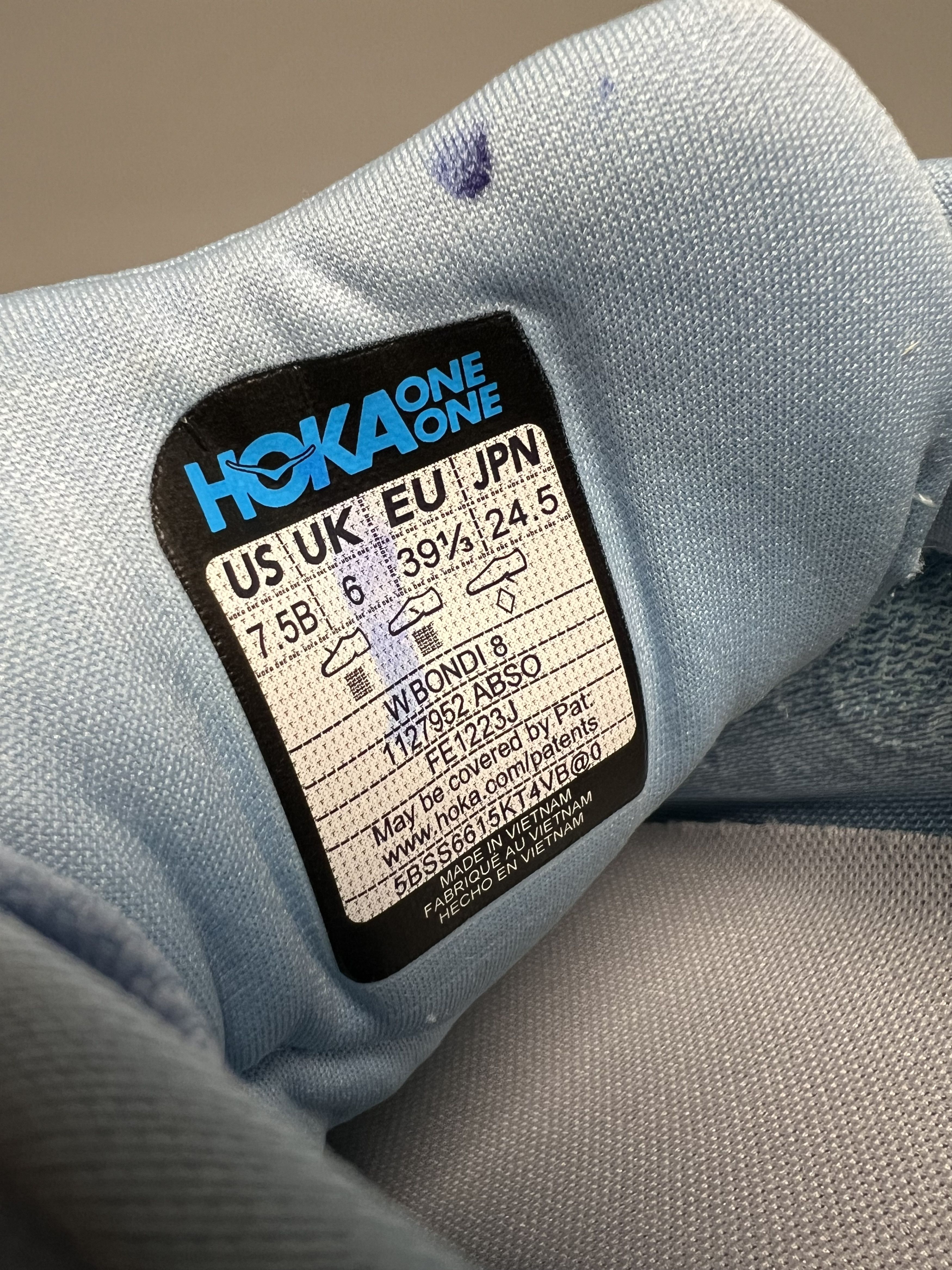 Hoka 7.5B Hoka One One Bondi 8 Running Shoes Walking Gym Size US 7.5 / IT 37.5 - 9 Thumbnail