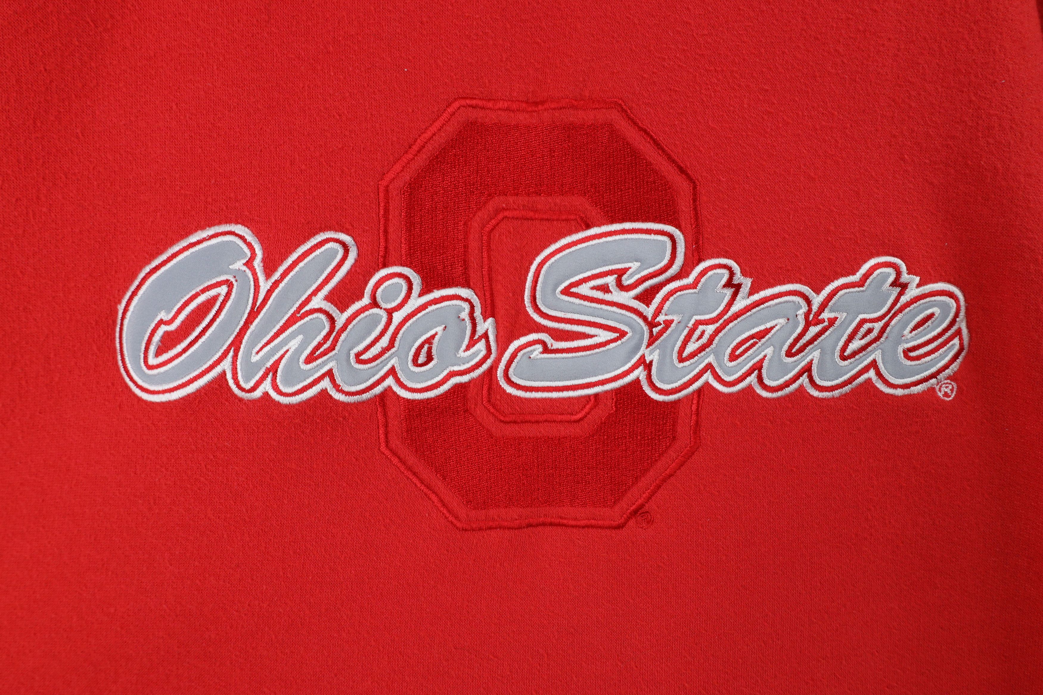 Starter × Vintage Vintage 90s Starter Ohio State University Hoodie Sweatshirt Size US XL / EU 56 / 4 - 5 Thumbnail