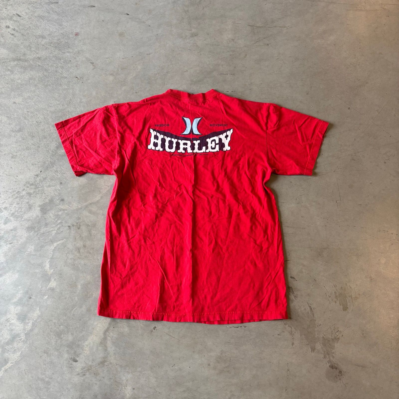 Hurley Vintage Red Hurley Skater T-shirt Size US XL / EU 56 / 4 - 1 Thumbnail