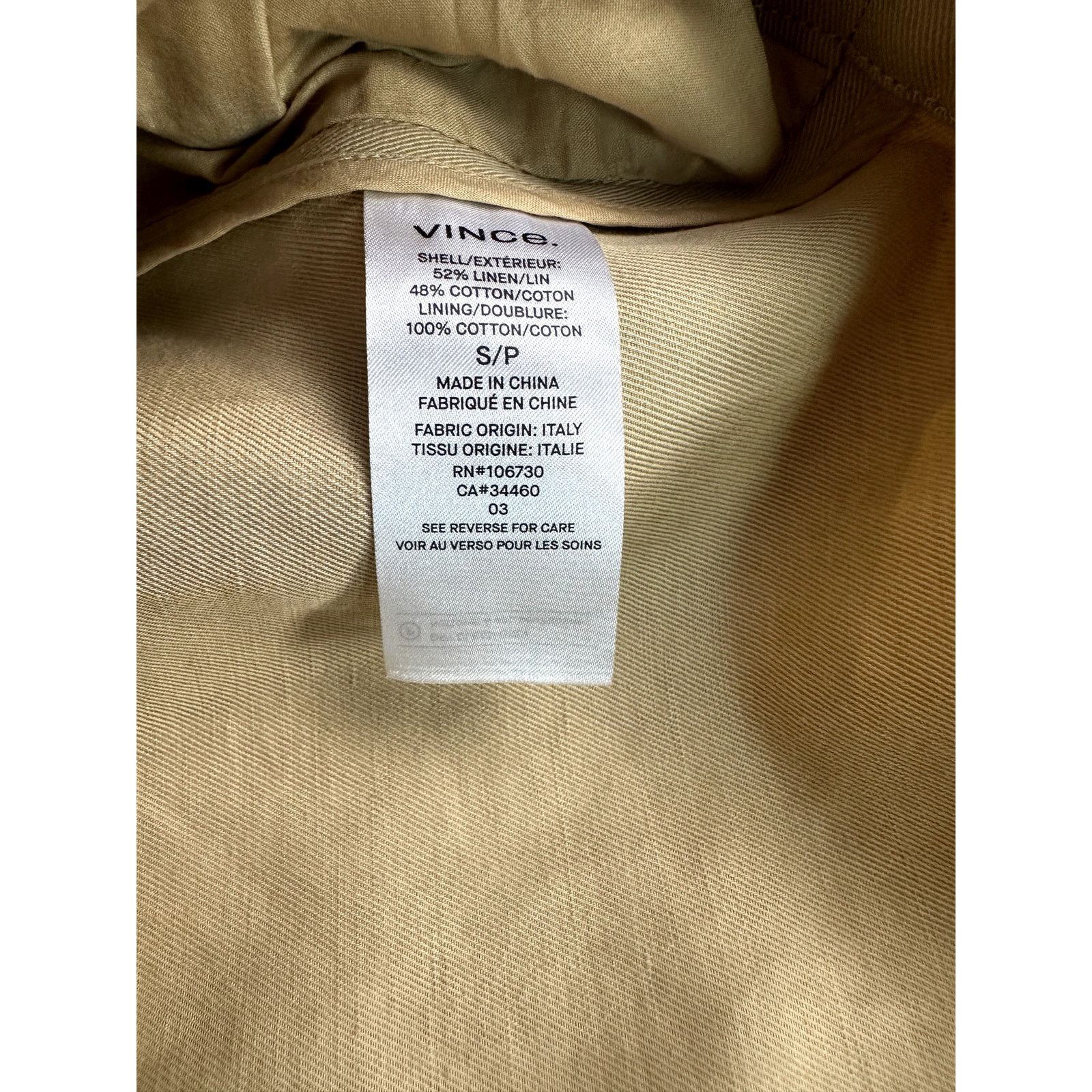 Vince Rare Vince Overcoat with Drawstring Belt - Size S Size S / US 4 / IT 40 - 6 Thumbnail