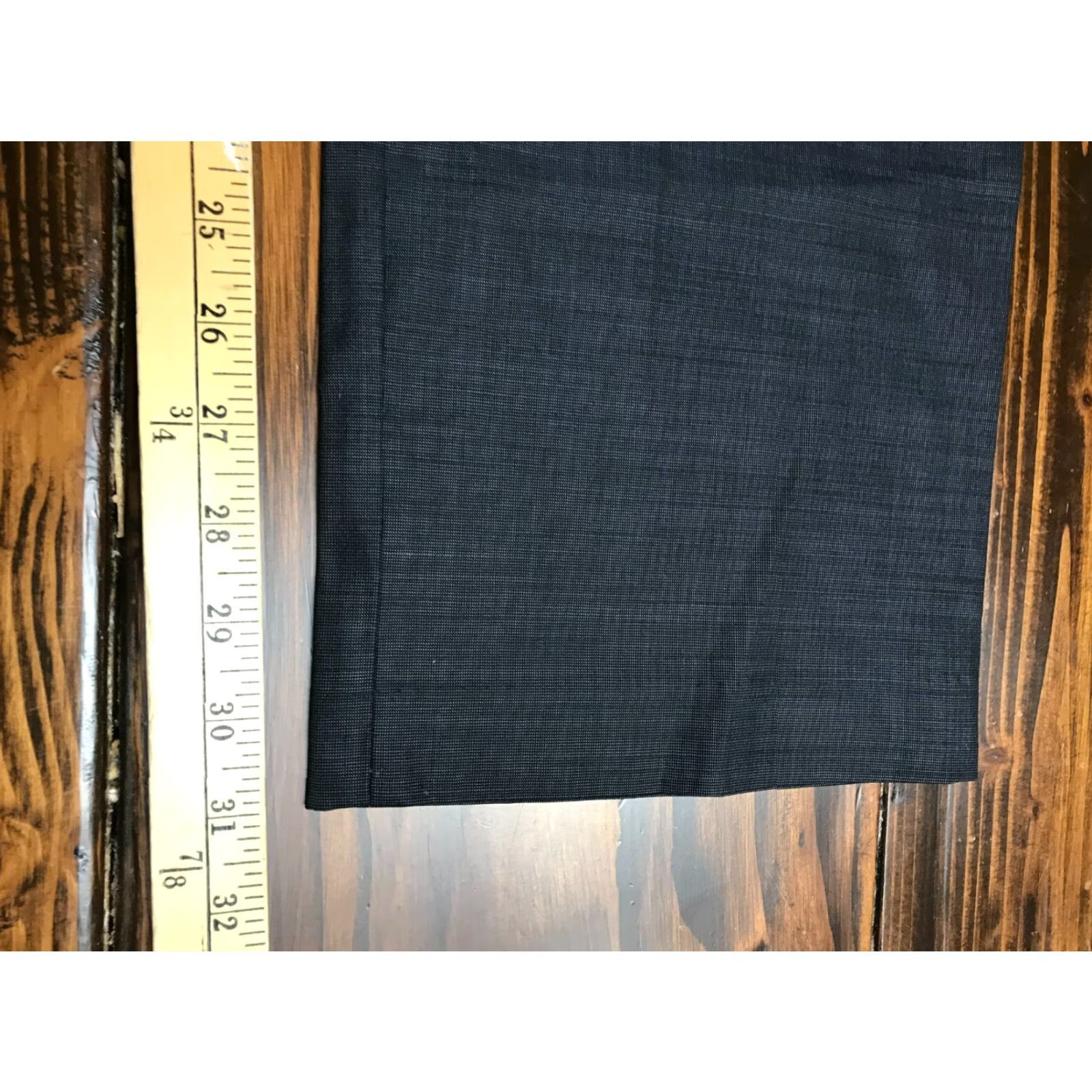 Express Express Pants Women's 34/32 Dark Gray Wool Blend Dress Pants Casual Straight Front Flat Front Regular Size 24" / US 00 / IT 34 - 5 Thumbnail