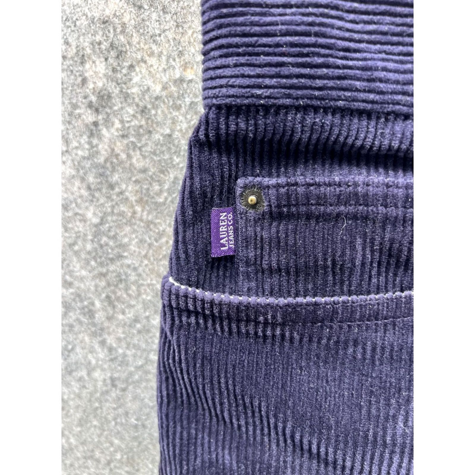 Ralph Lauren Lauren Ralph Lauren Pants Womens 14 Purple Corduroy Straight Khakis Regular Fall Casual Workwear Mens? Womens Size 36" / US 14 / IT 50 - 7 Thumbnail