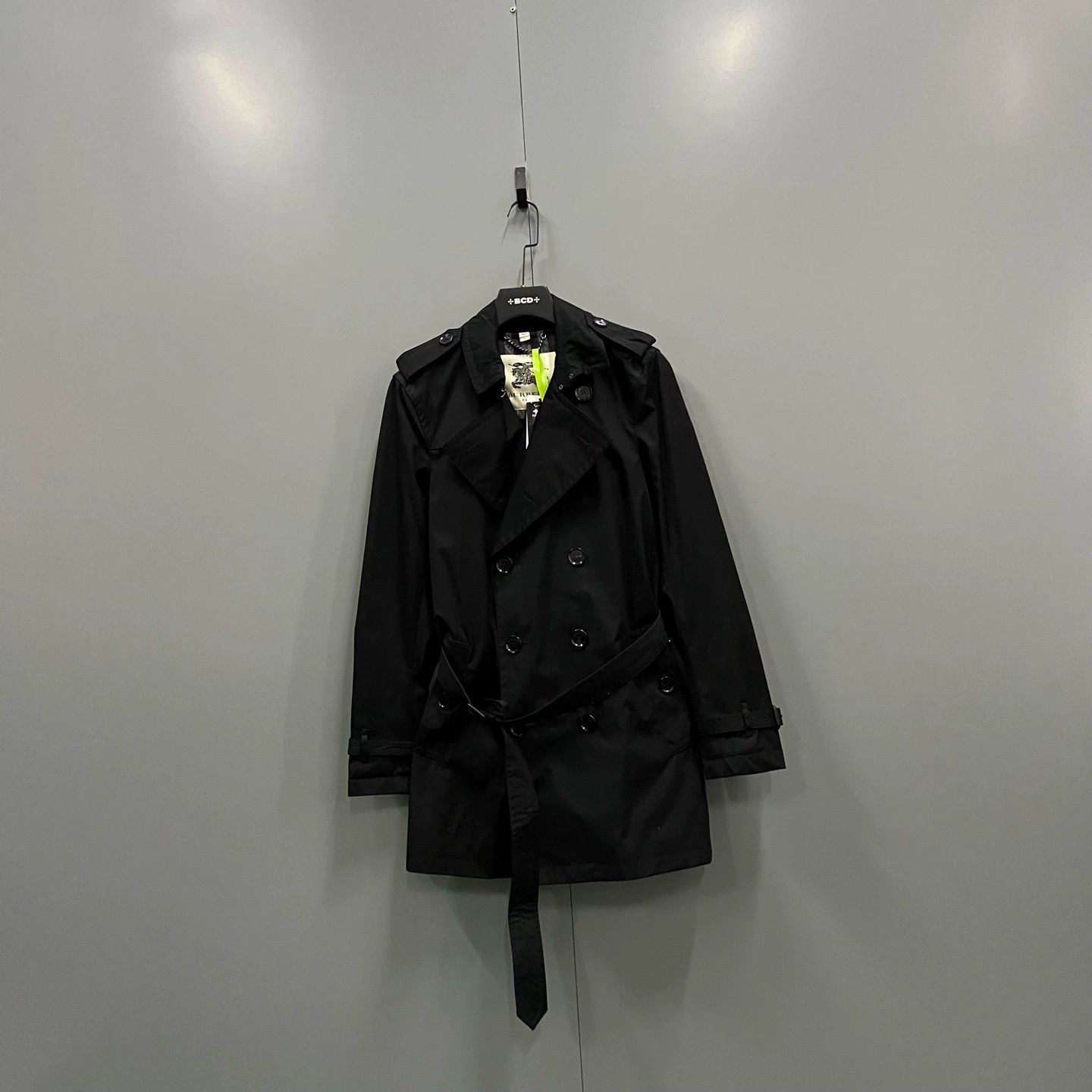 Burberry Burberry Black Double-Breasted Trench Coat Size US L / EU 52-54 / 3 - 1 Thumbnail
