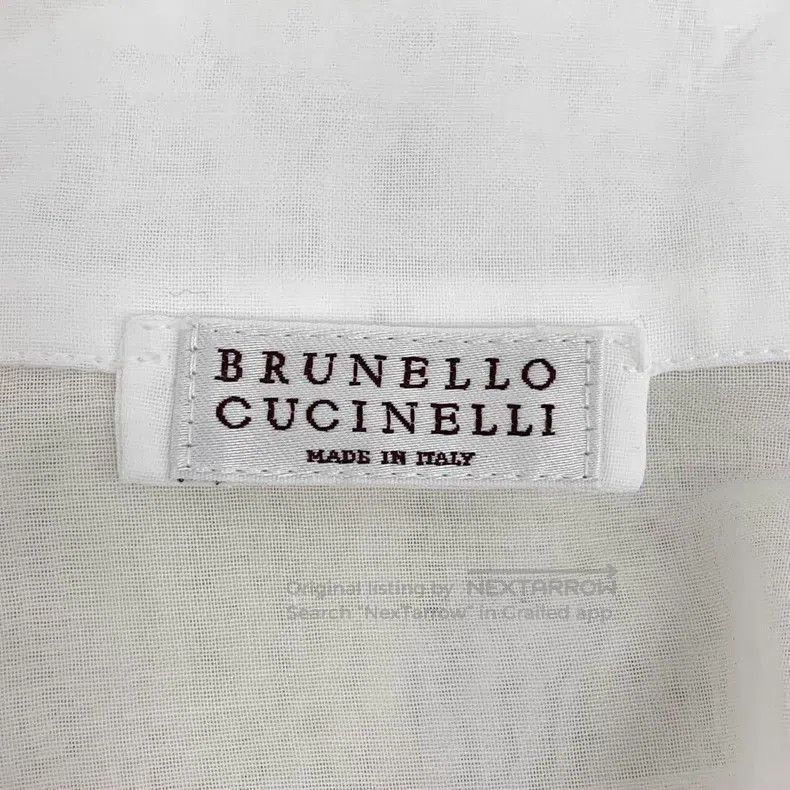 Brunello Cucinelli Brunello Cucinelli White Cotton Collar Zip Long Sleeve Jac Size XXS / US 00 / IT 34 - 5 Thumbnail